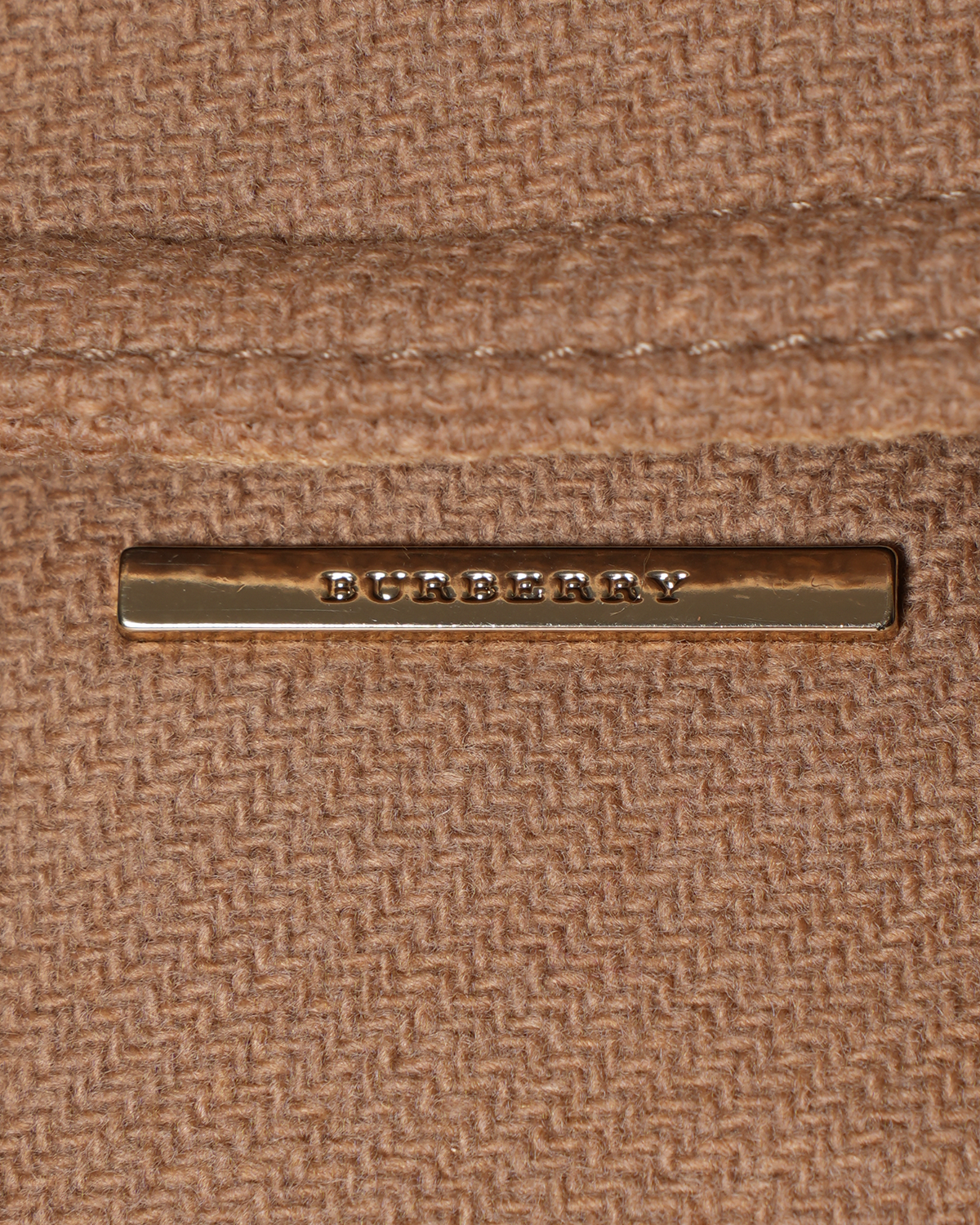 New Burberry Brown Wool Coat