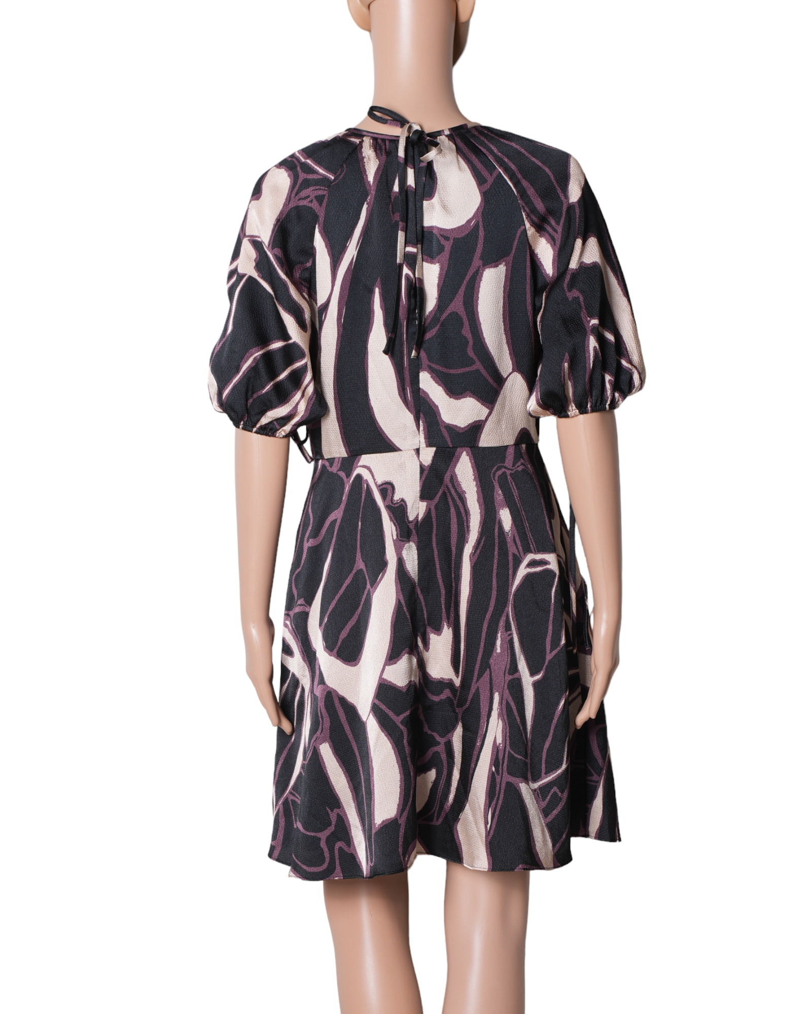 Ted Baker Printed Puff Sleeve Dress