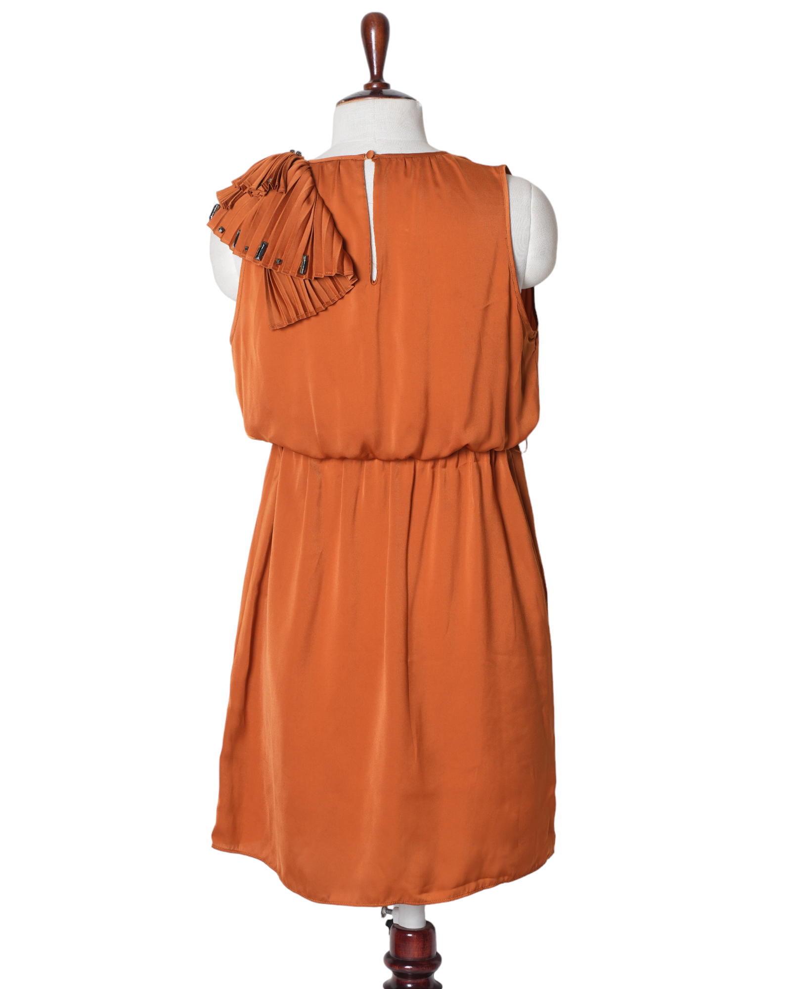 Pinko Dress With Pleated Shoulder Detail