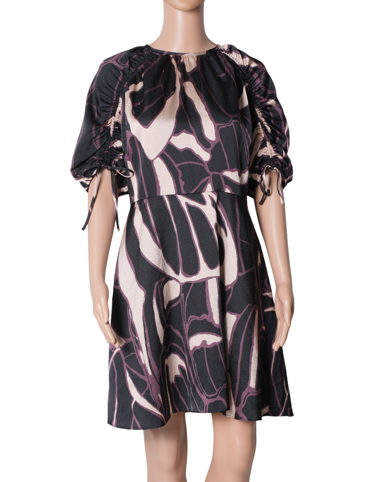 Ted Baker Printed Puff Sleeve Dress