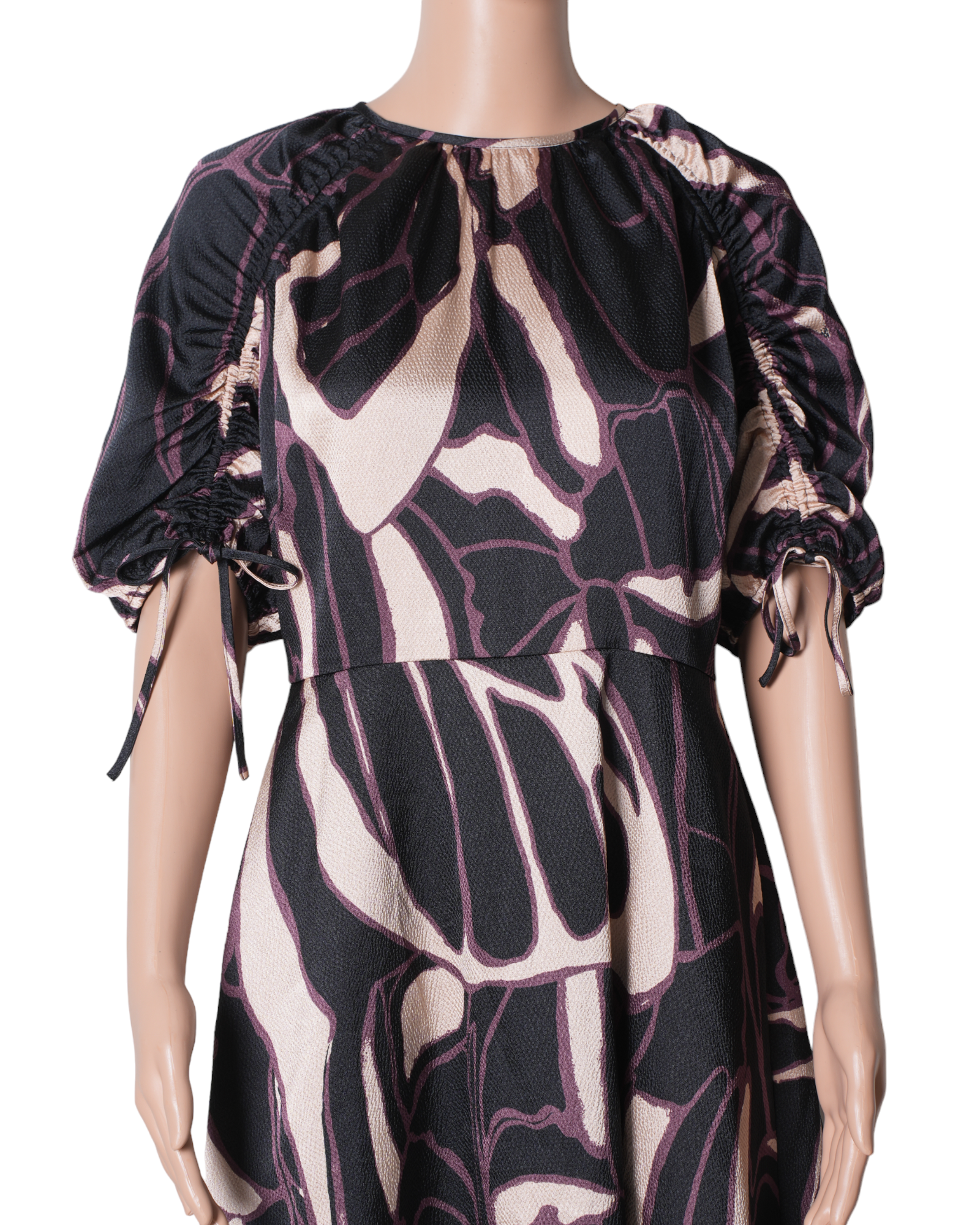 Ted Baker Printed Puff Sleeve Dress