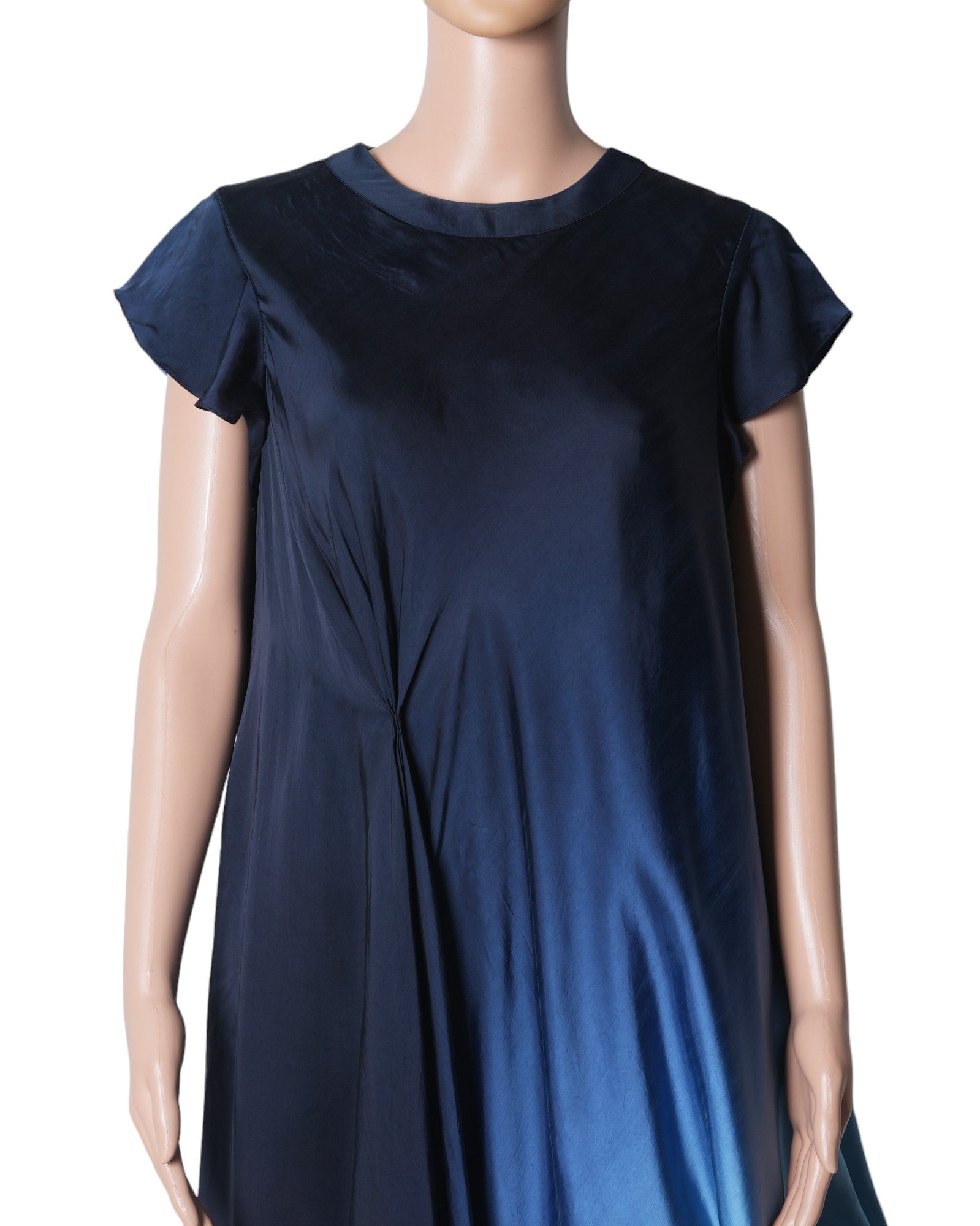 Urvashi Joneja Blue Ombre Asymmetric Dress