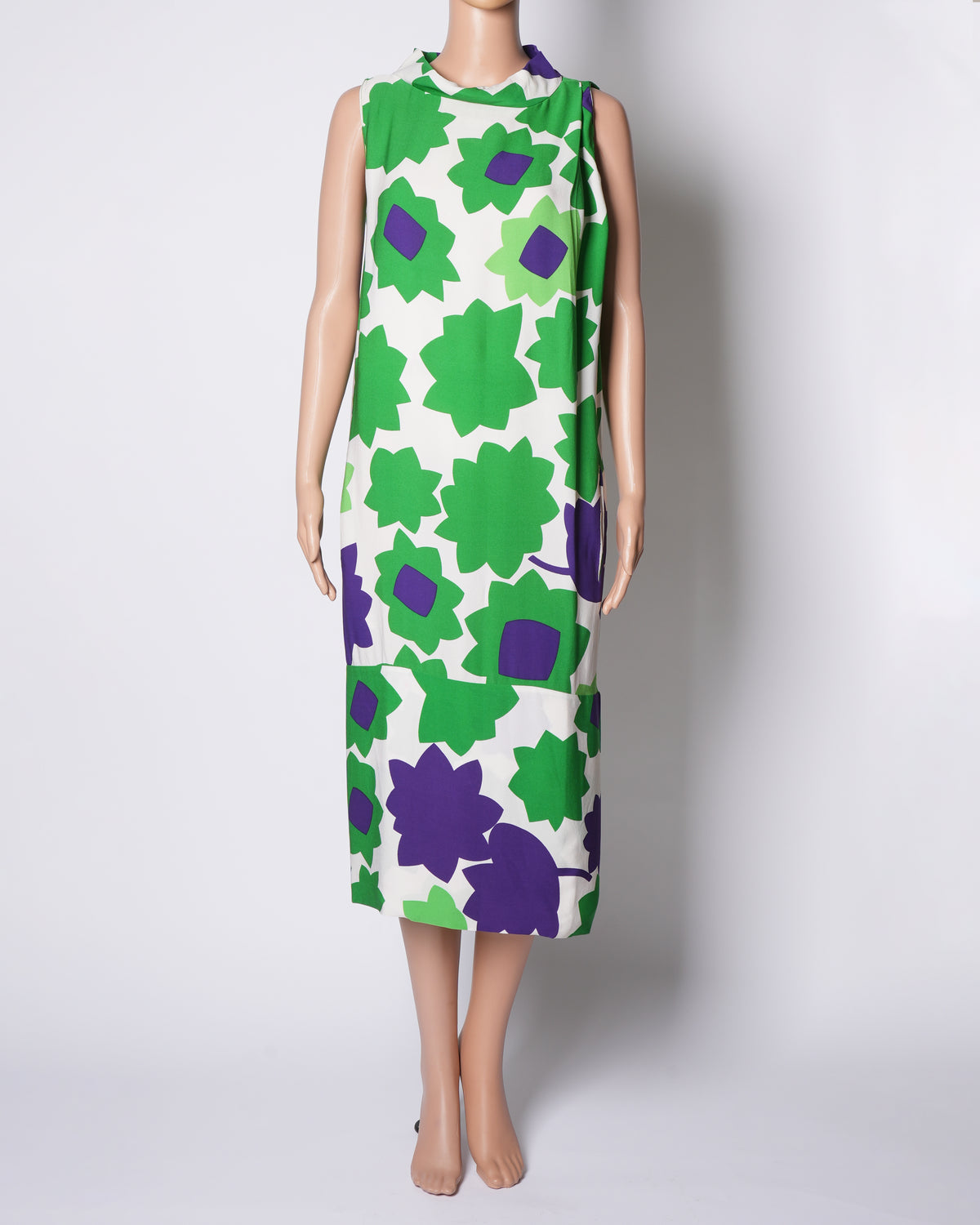 DVF Multicolour Floral Silk Dress