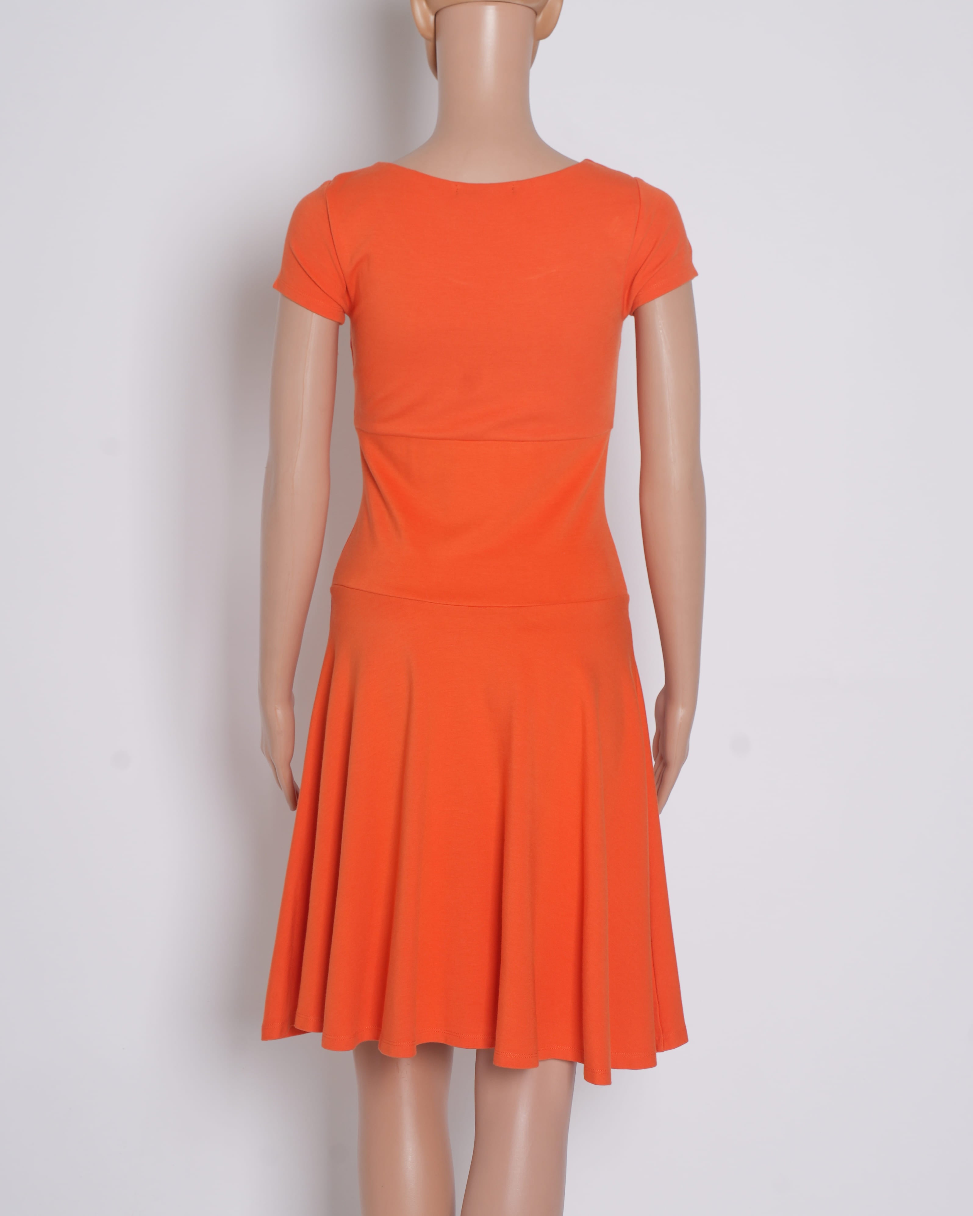 Lauren By Ralph Lauren Orange Dress