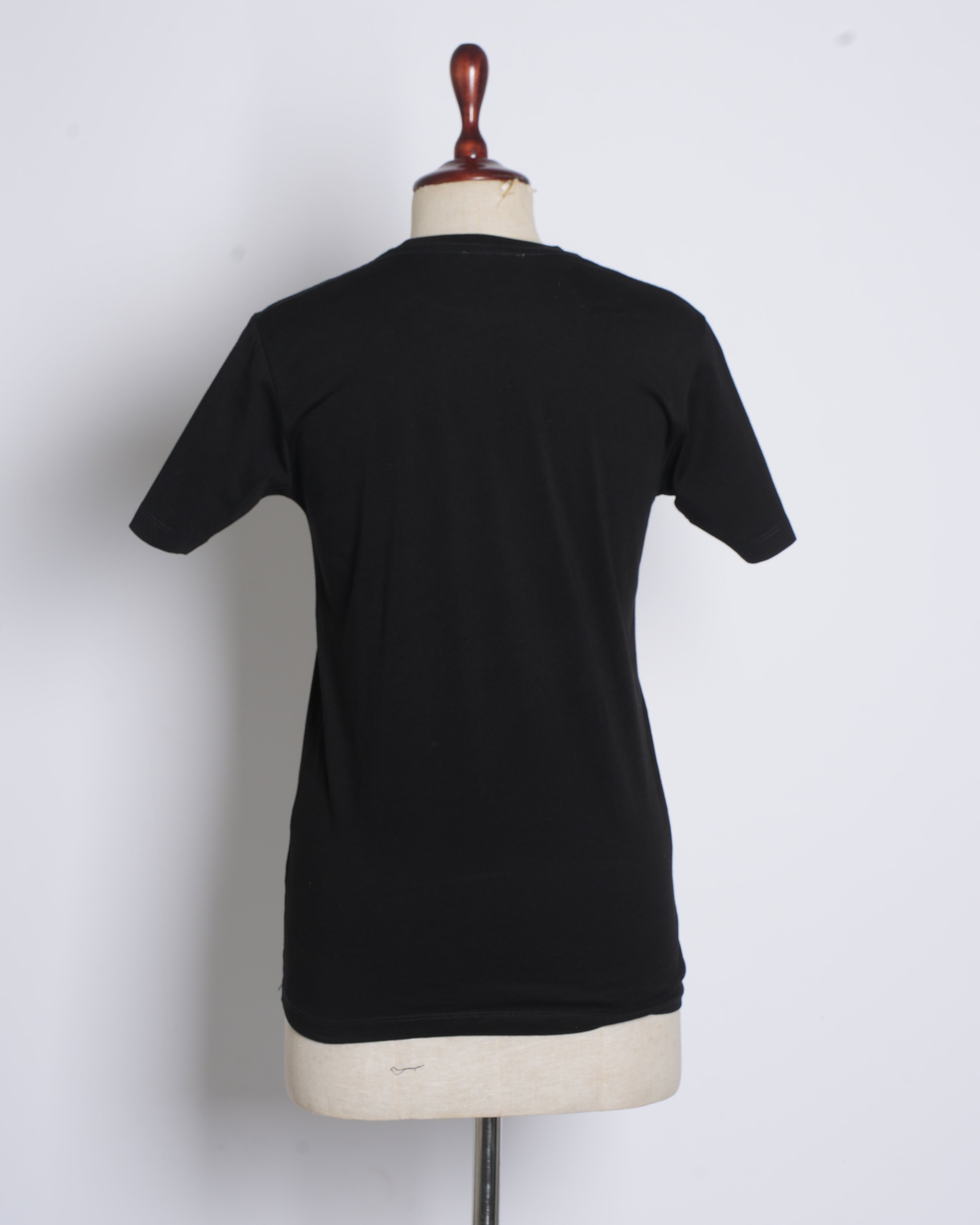 Saint Laurent Black T-shirt With Brand Name On The Front