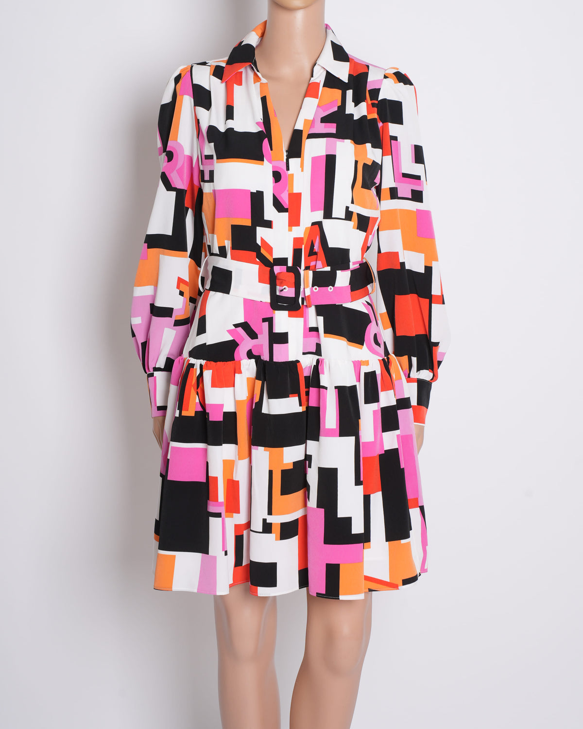 New Karl Lagerfeld Printed Dress in Multicolour