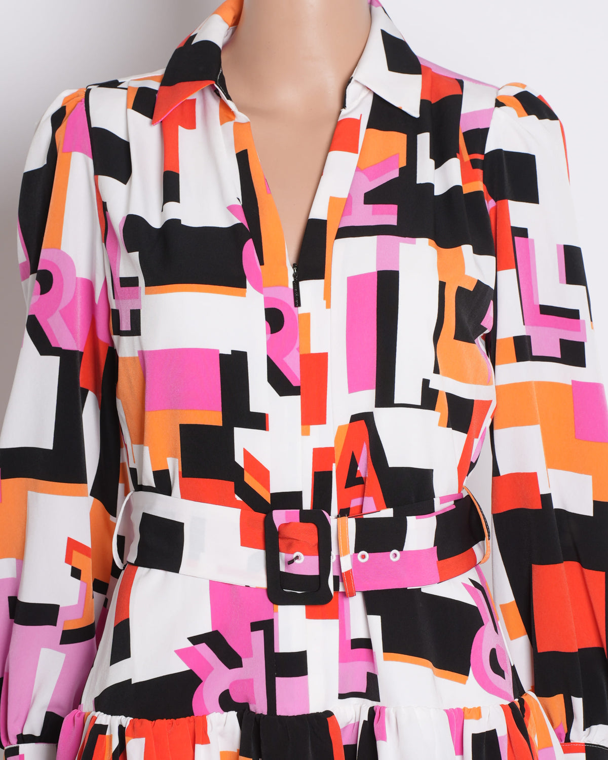 New Karl Lagerfeld Printed Dress in Multicolour