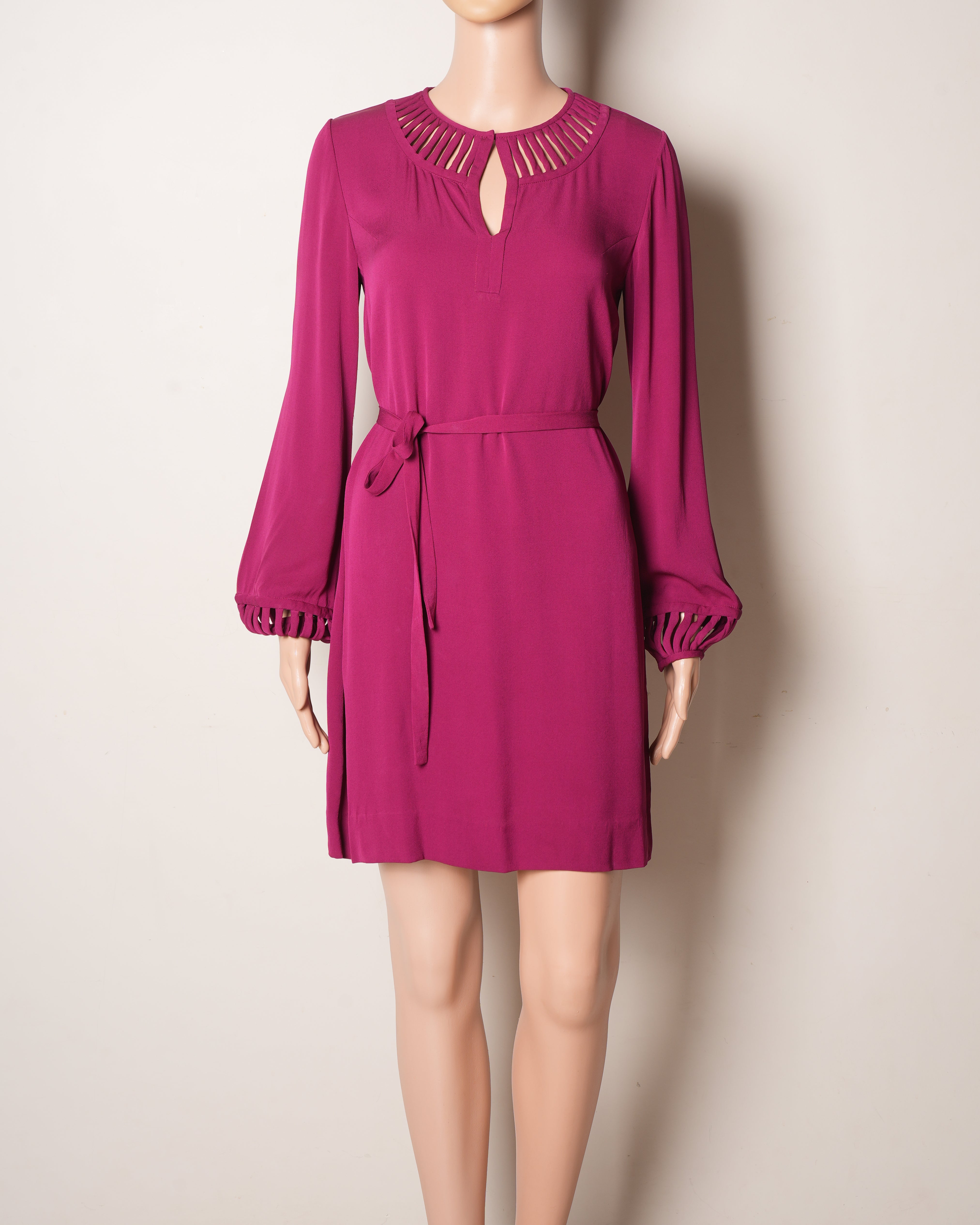 DVF Pink Dress With Belt