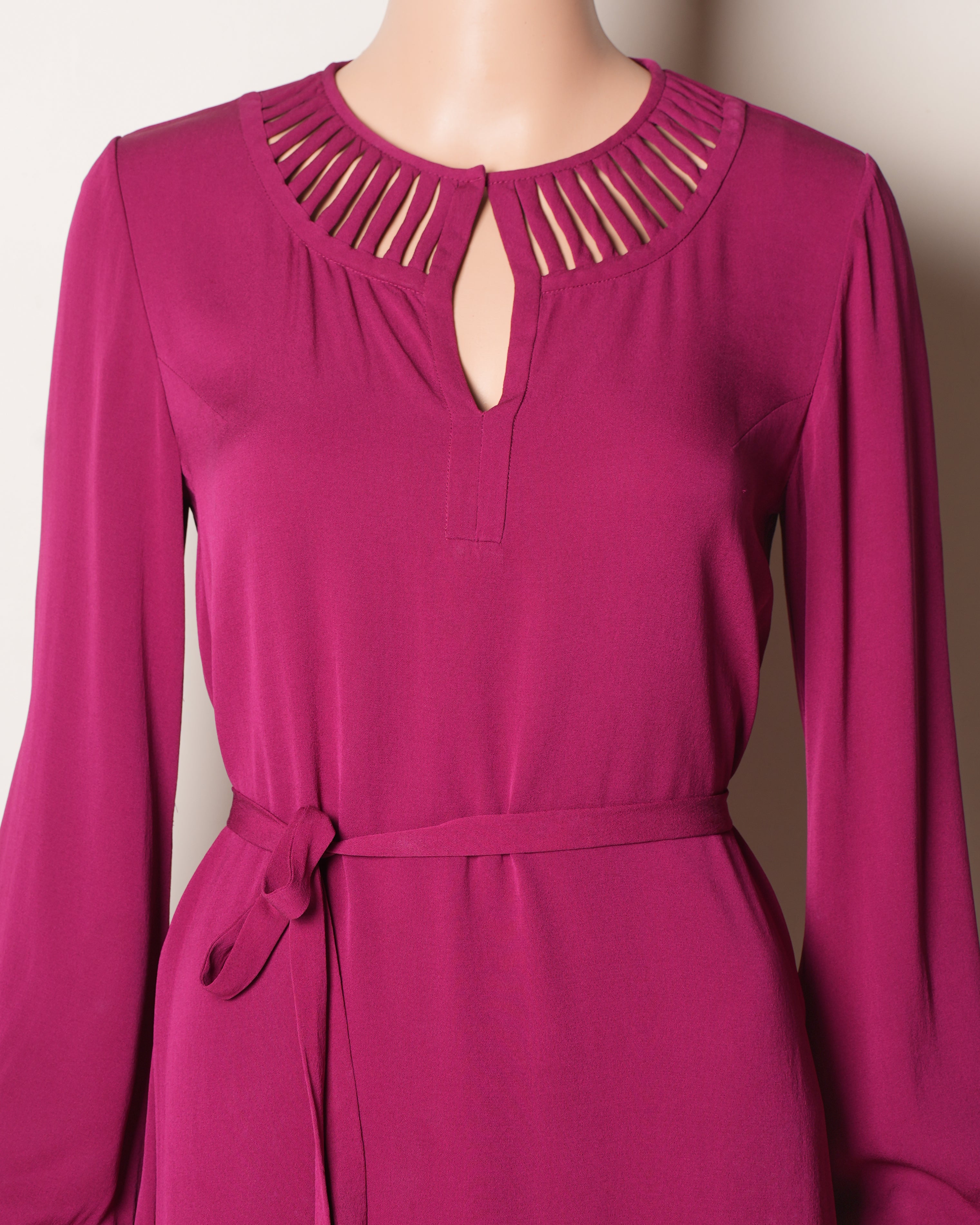 DVF Pink Dress With Belt