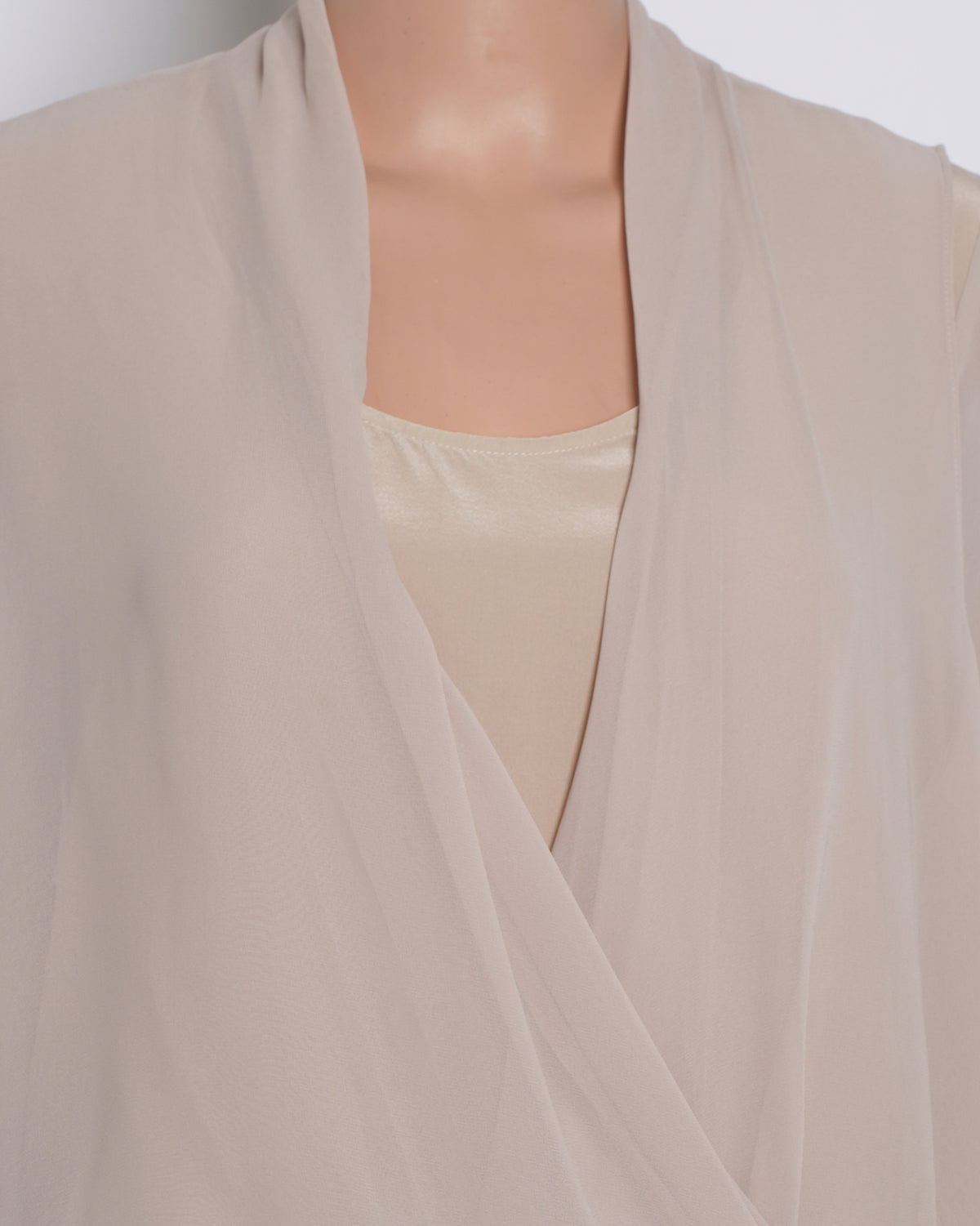 AllSaints Overlapping Detail Full Sleeve Top