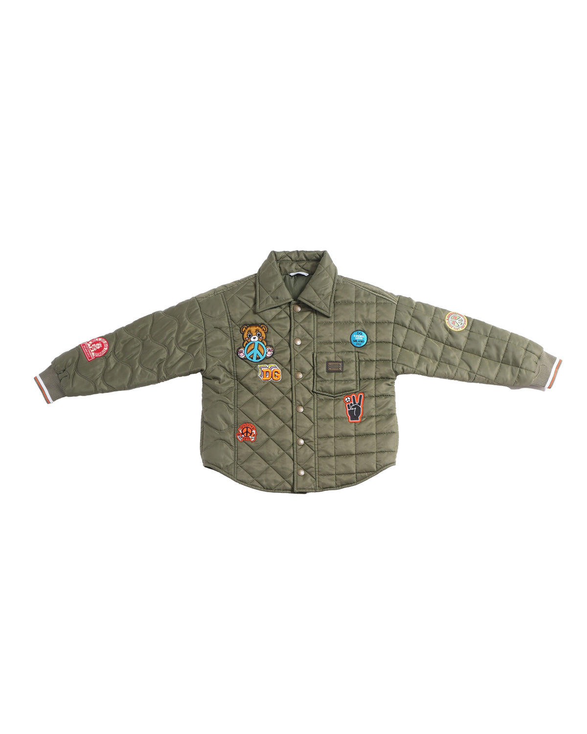Dolce & Gabbana Boys Quilted Kids Zipper
