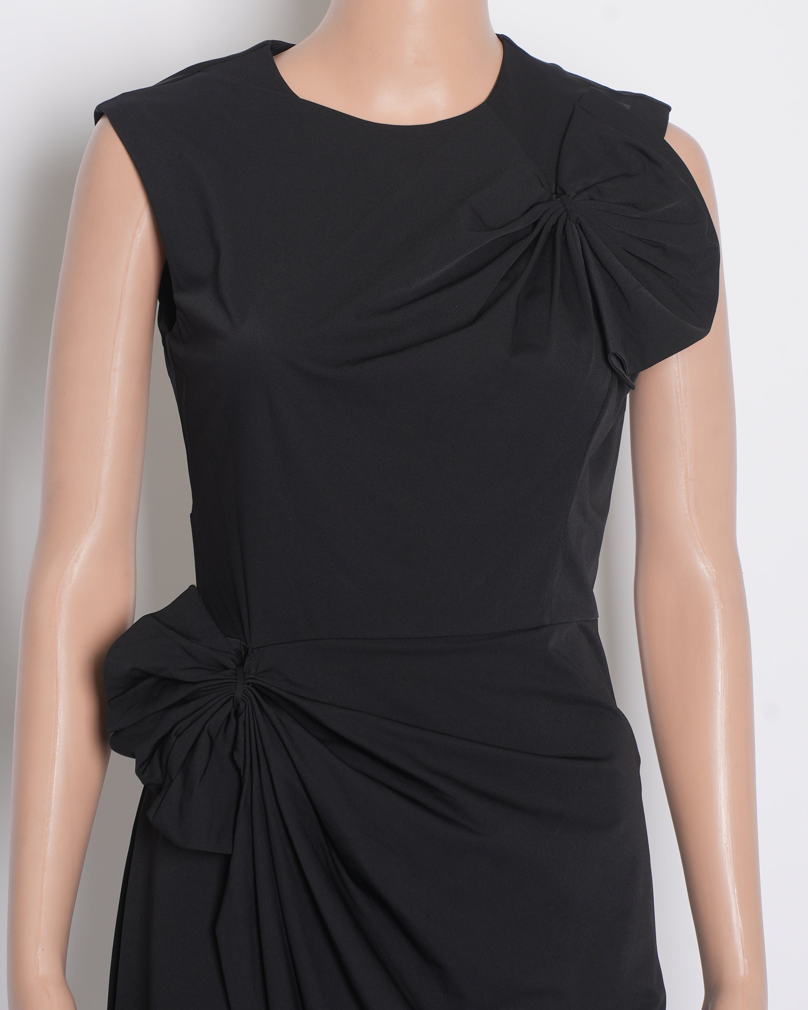 DVF black dress