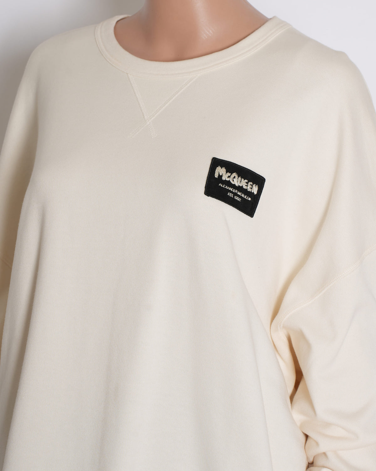 Alexander McQueen Unisex Sweatshirt in off White