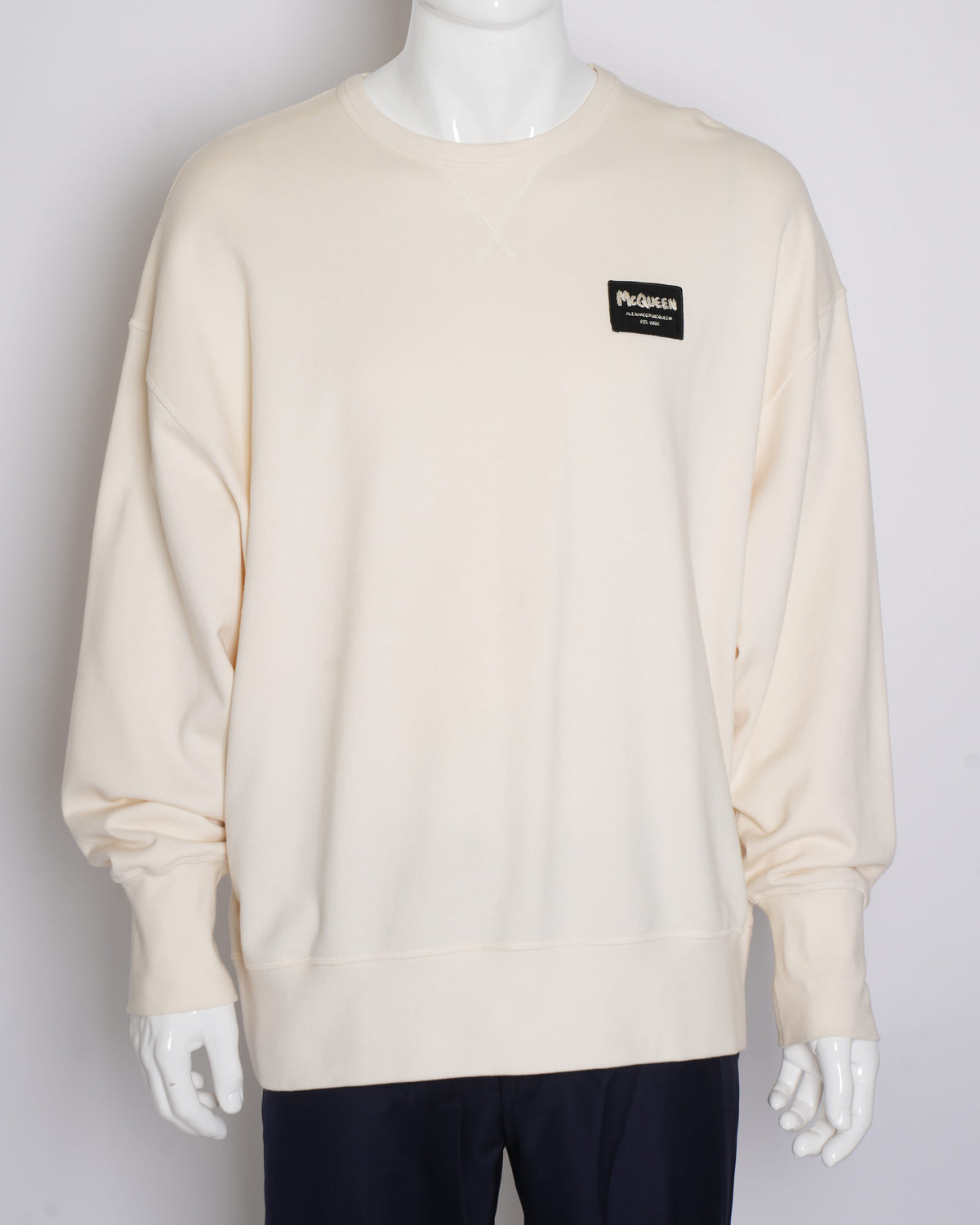 Alexander McQueen Unisex Sweatshirt in off White
