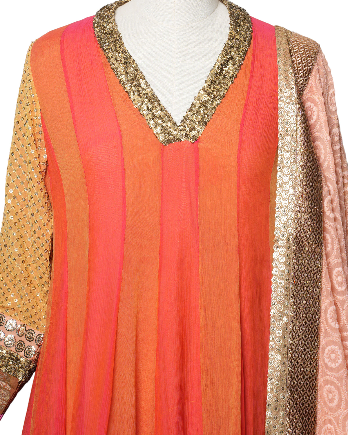 Manish Malhotra Orange Anarkali
