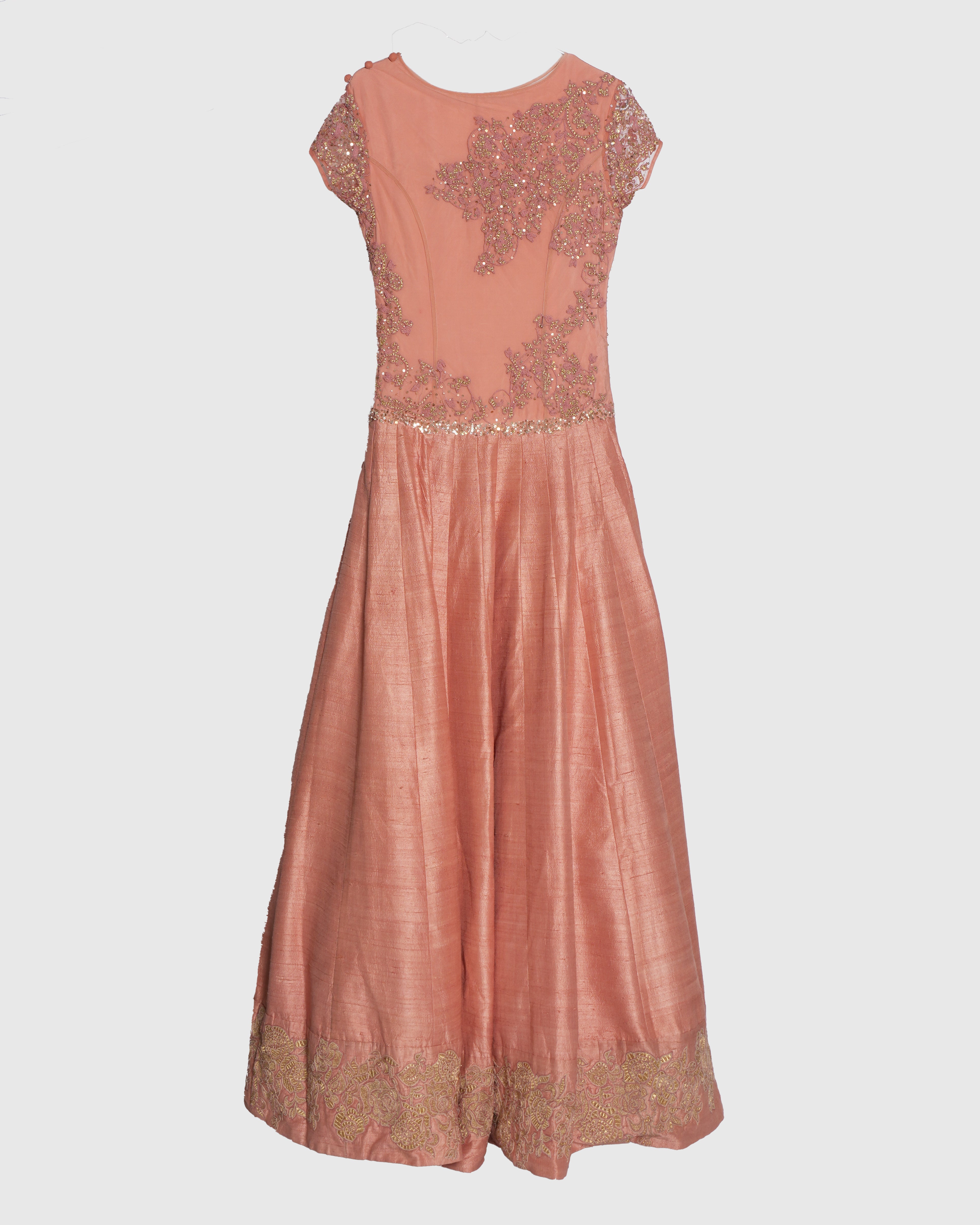 Shyamal & Bhumika Peach Gown