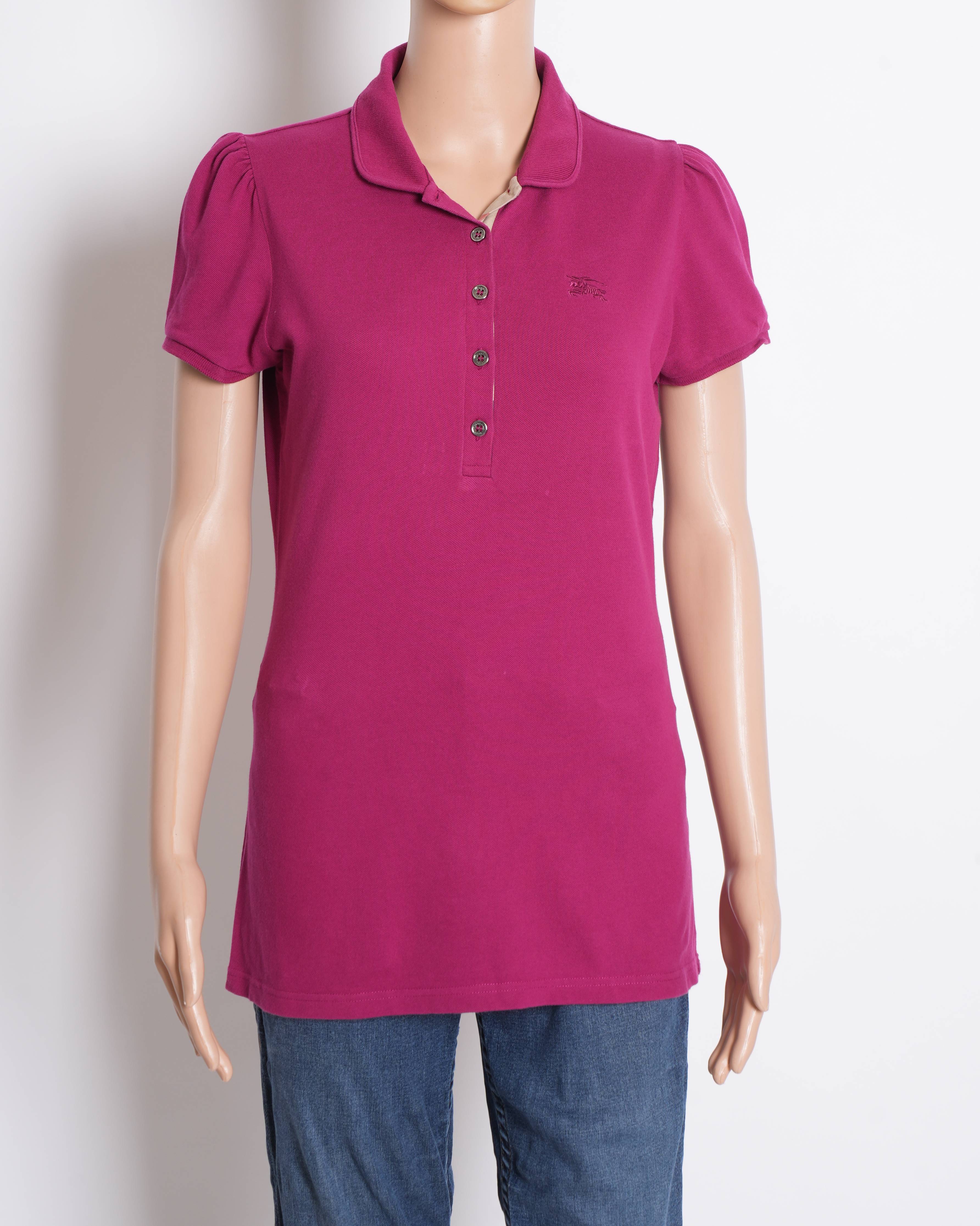 Burberry Purple Polo T-shirt