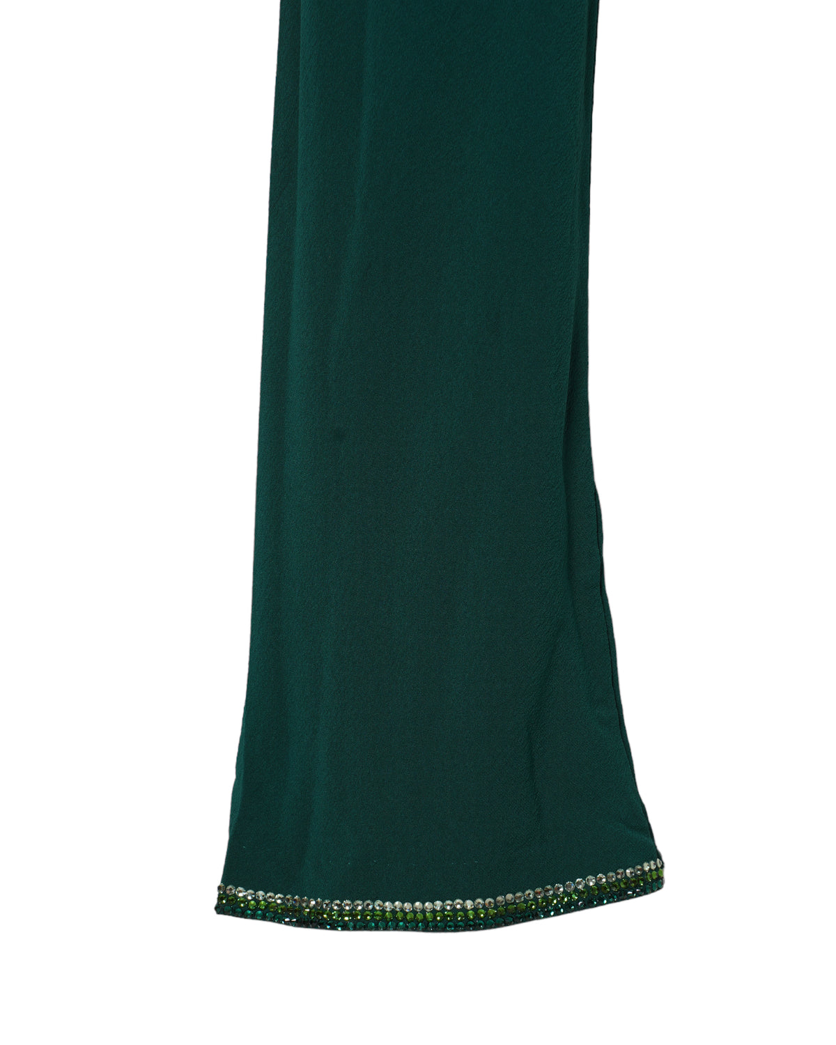 Ecru Luxury Green Anarkali Set