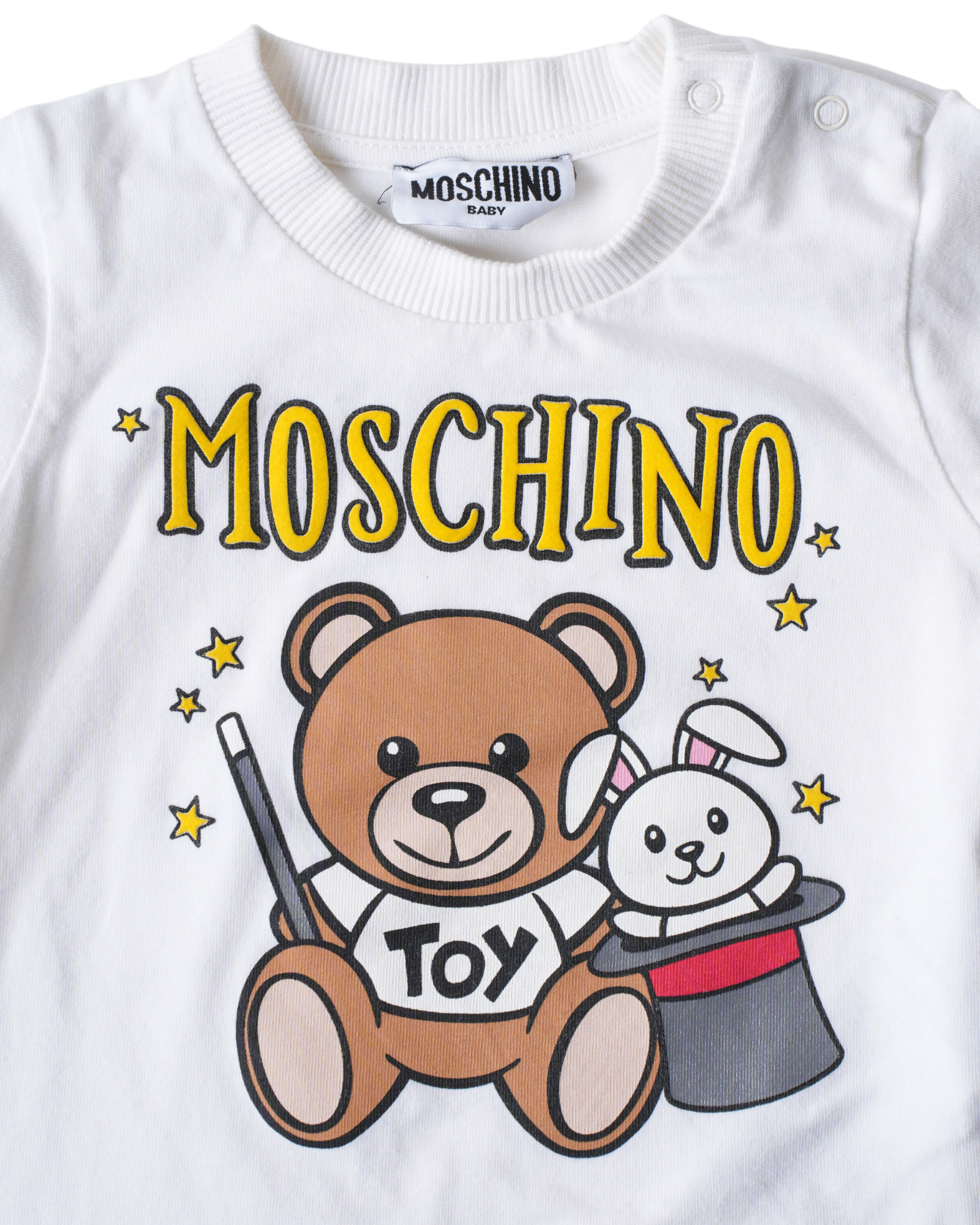 Moschino Teddy Printed T-shirt With Brand Name