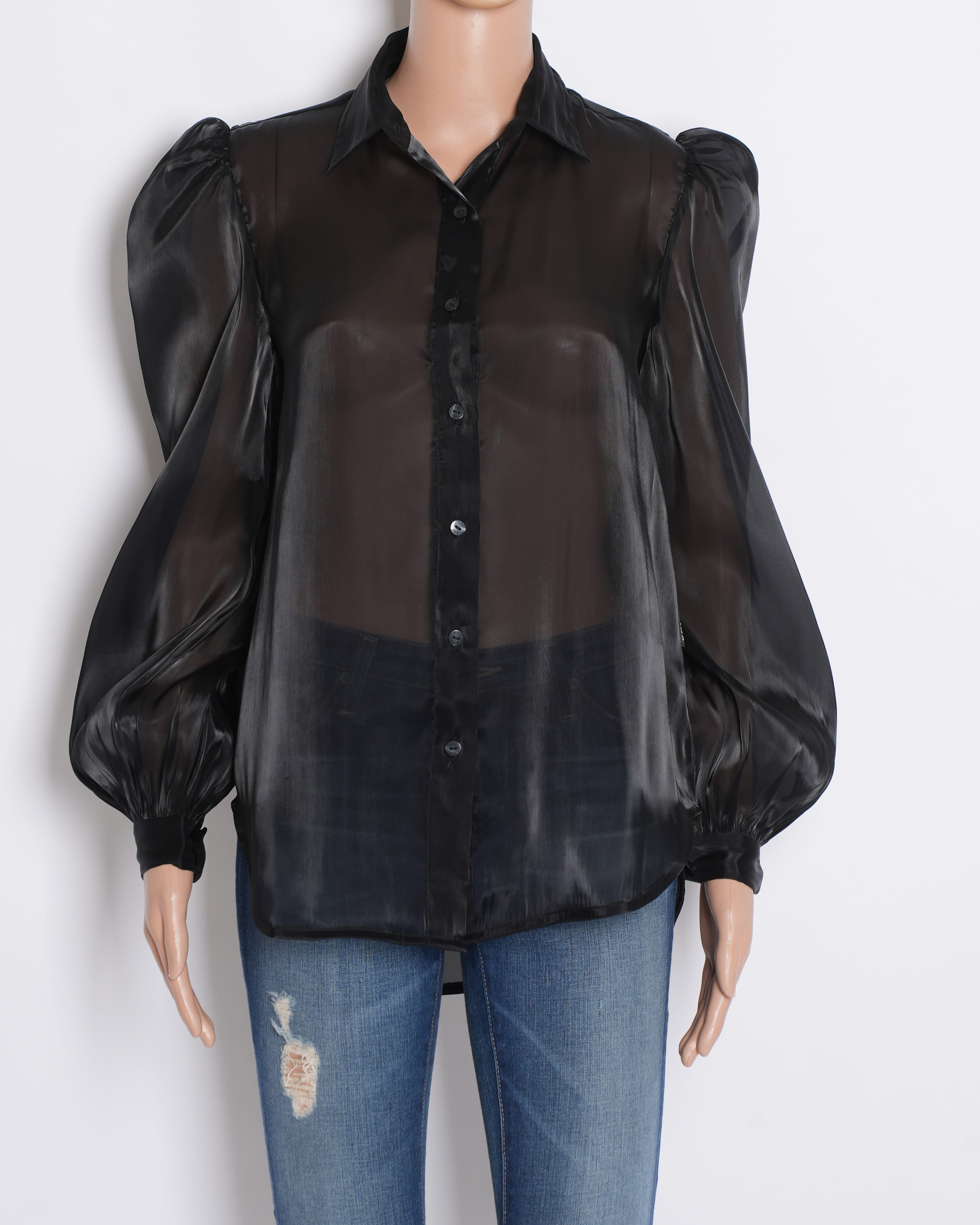 KGL Sheer Black Shirt