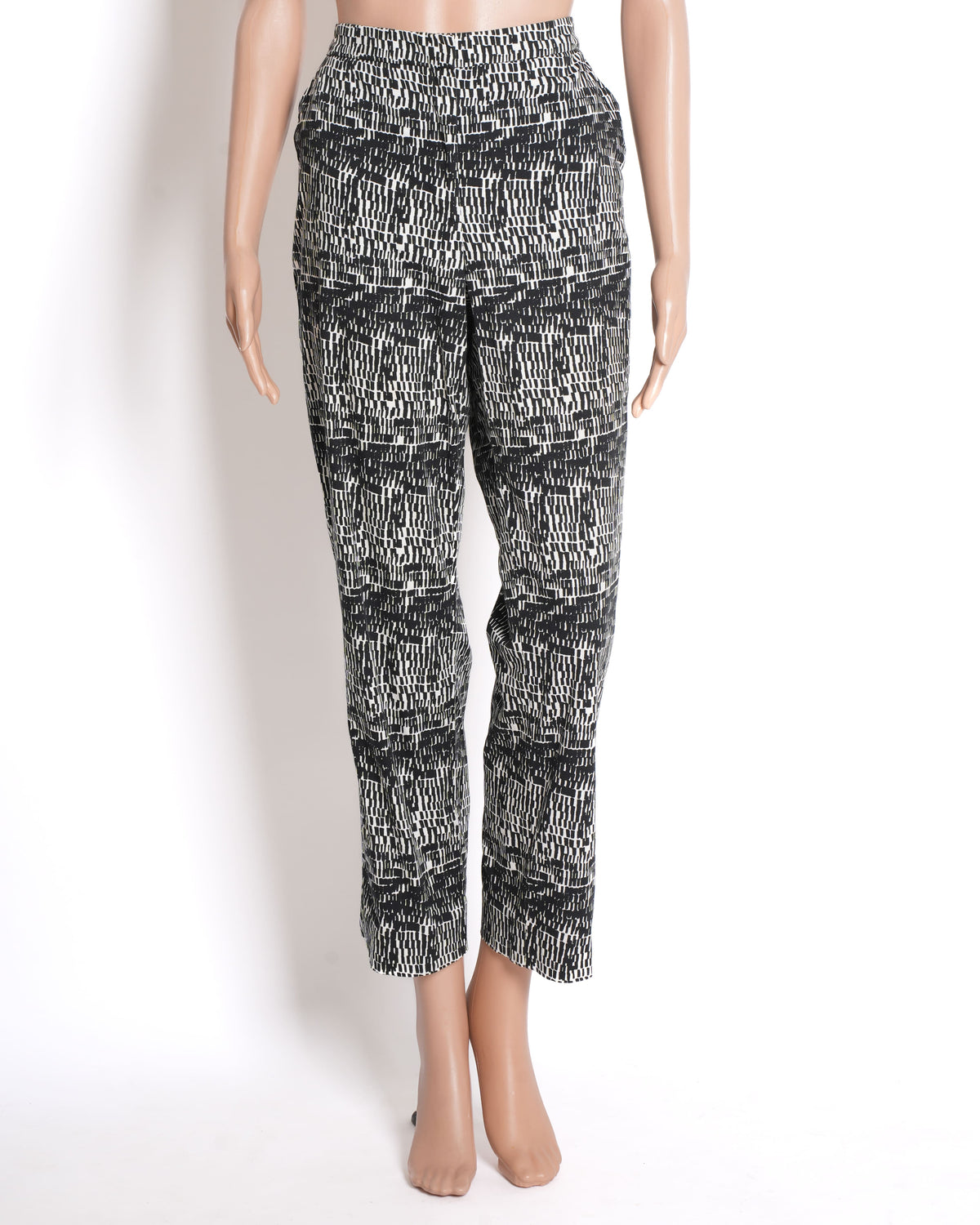 DKNY black an white printed Pants