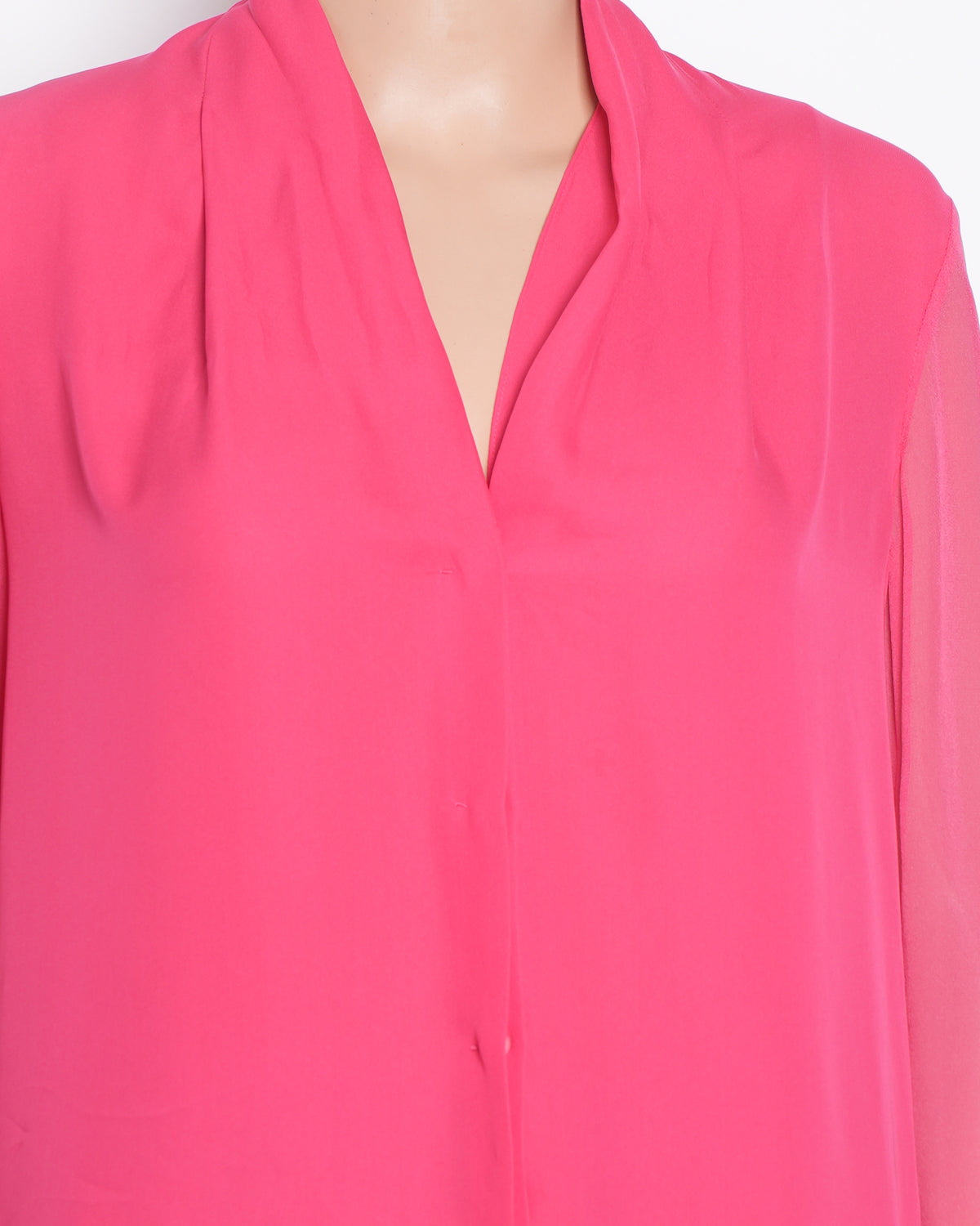 Elie Tahari Pink Button Down Top