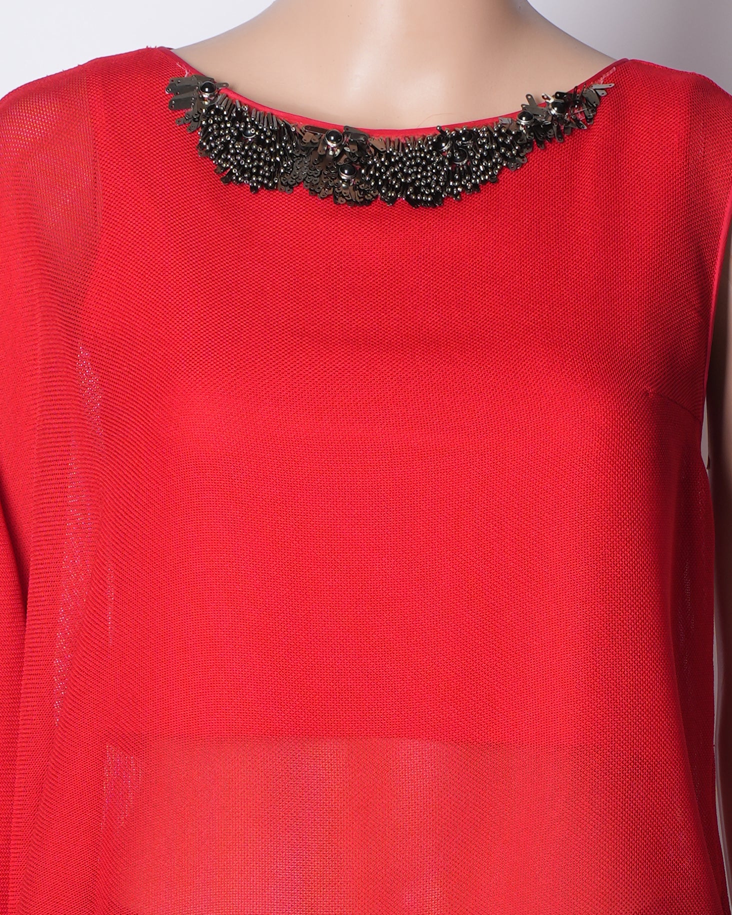 Rohit Gandhi Rahul Khanna Asymmetric Top In Red