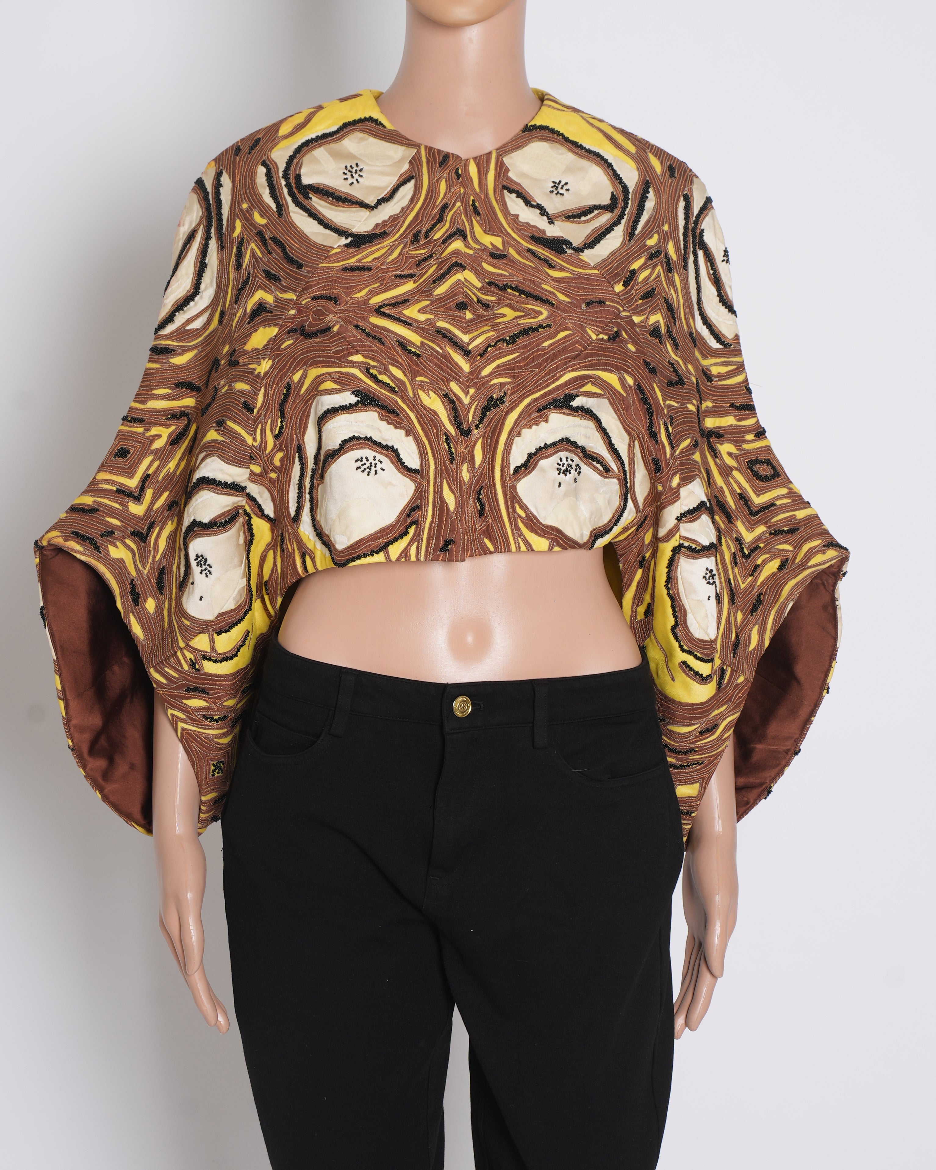 Manish Arora Embroidered Crop Jacket