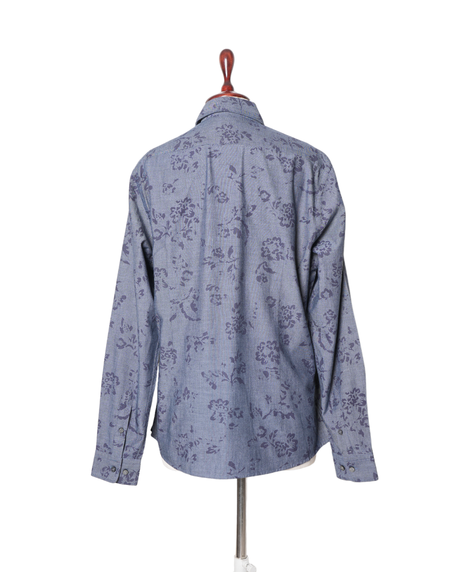 Boss Floral Print Tone On Tone Shirt