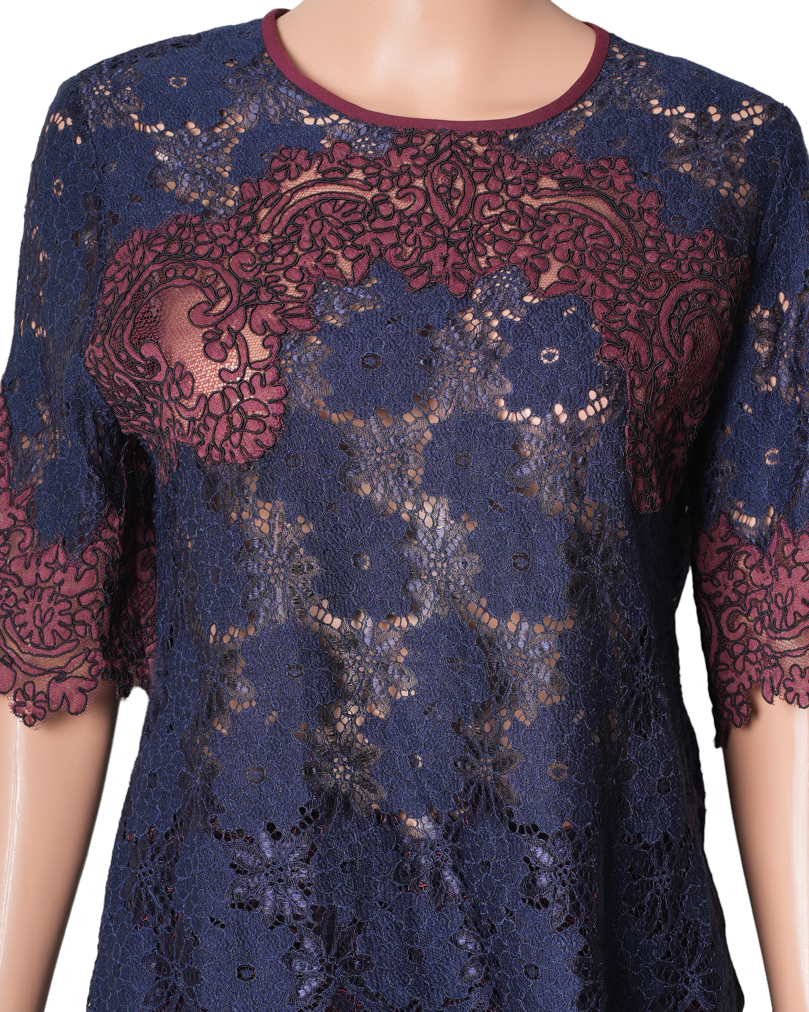 Sandro Floral Embroidery Dress