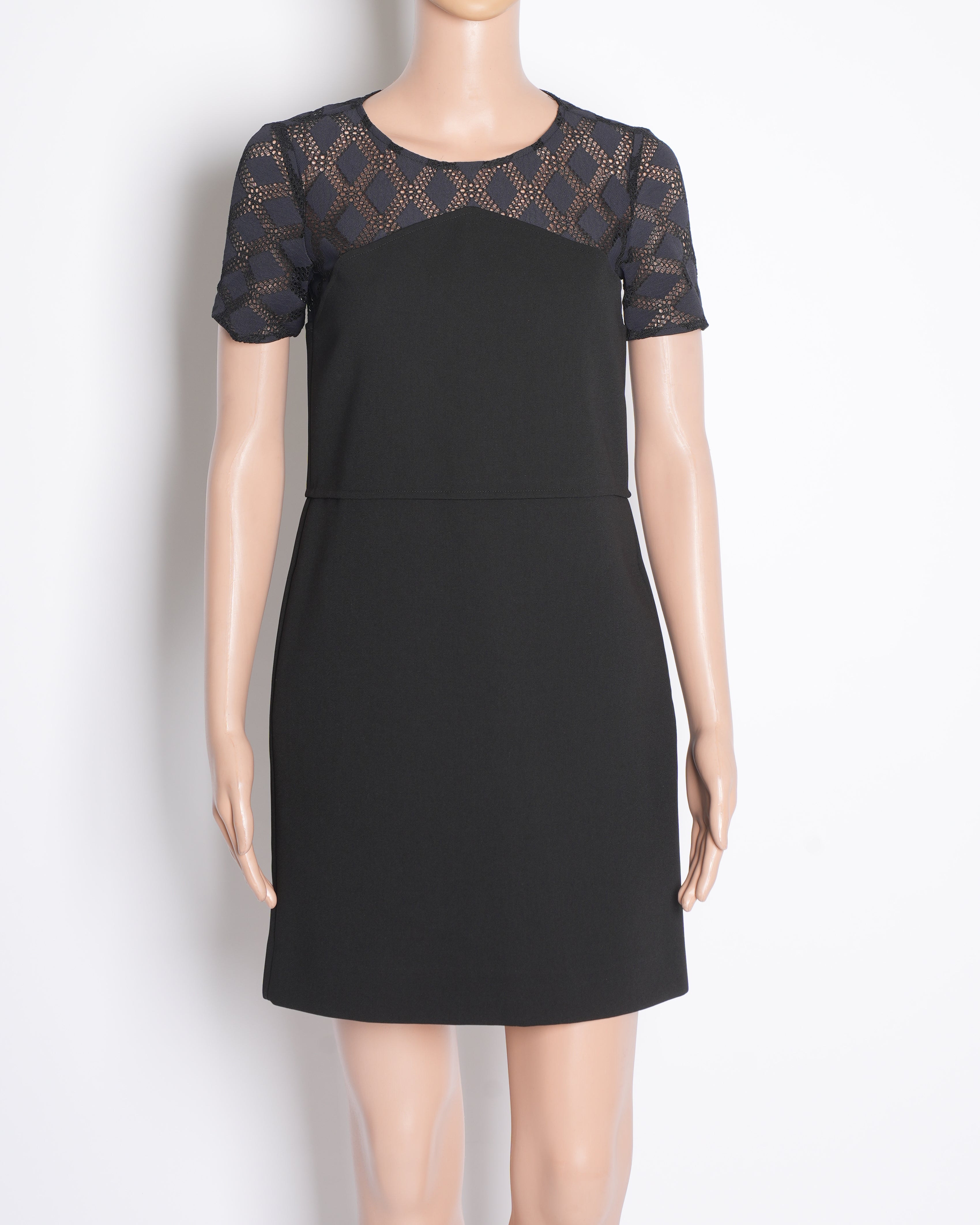 Maje Black Lace Dress