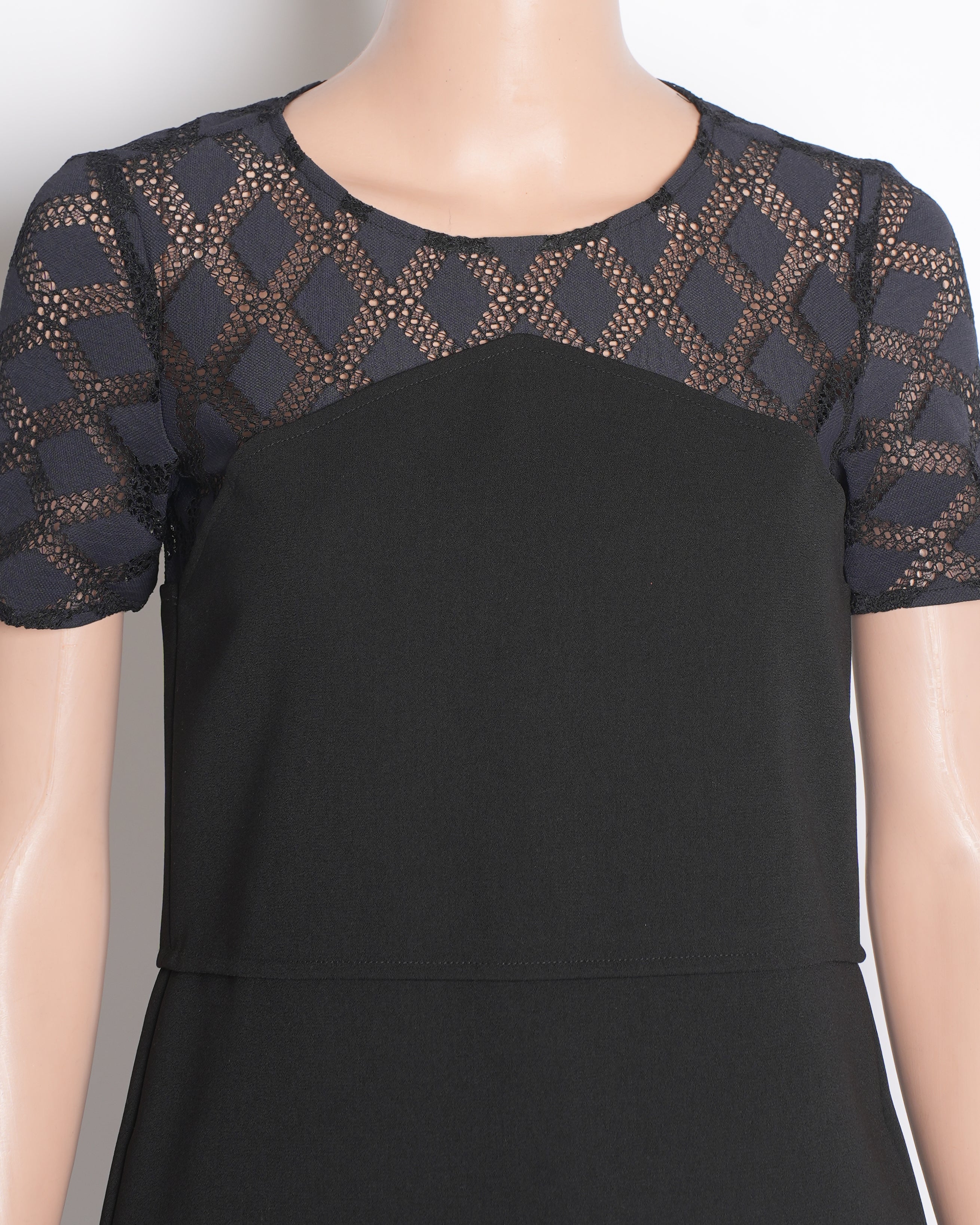 Maje Black Lace Dress