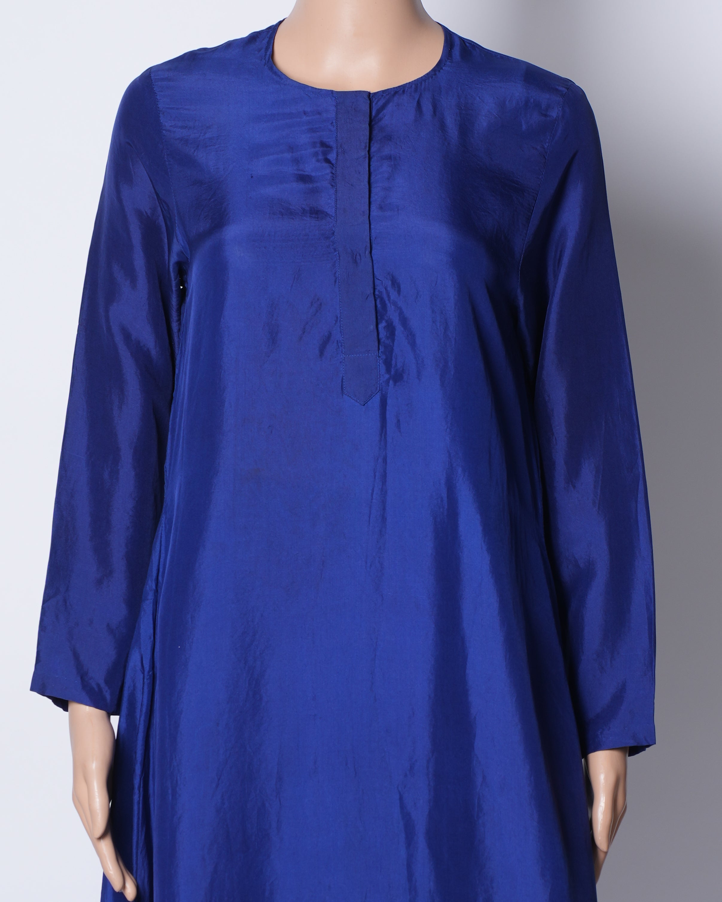 Anamika Khanna Plain Blue Kurta & Pants and bandi