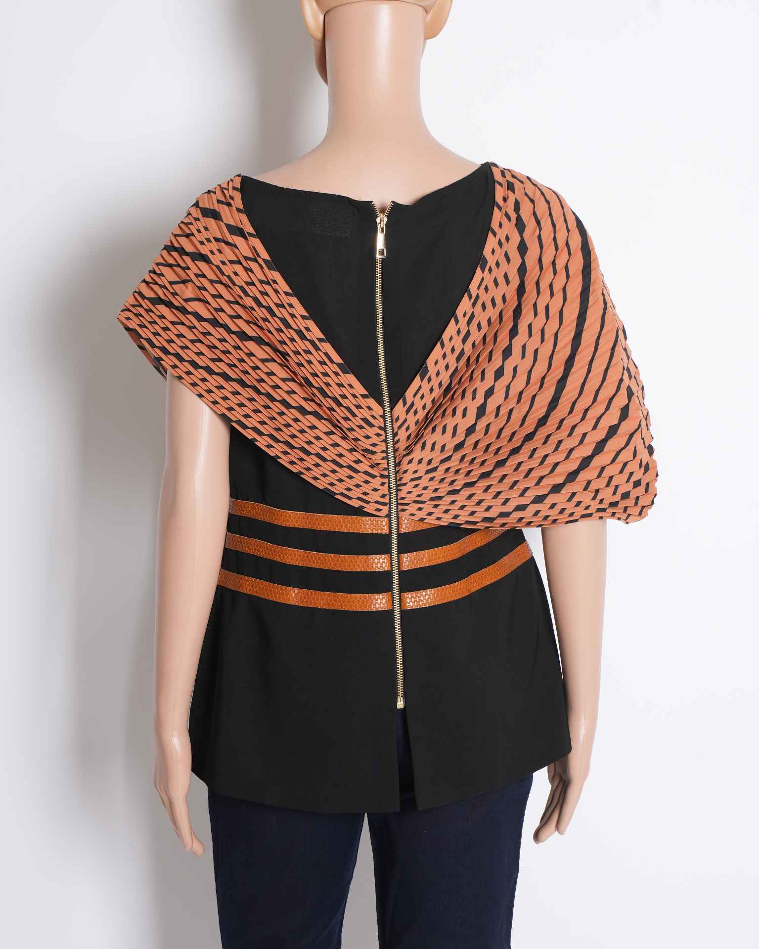 Kamaali pret  Tan & Black Sand Of Time Top