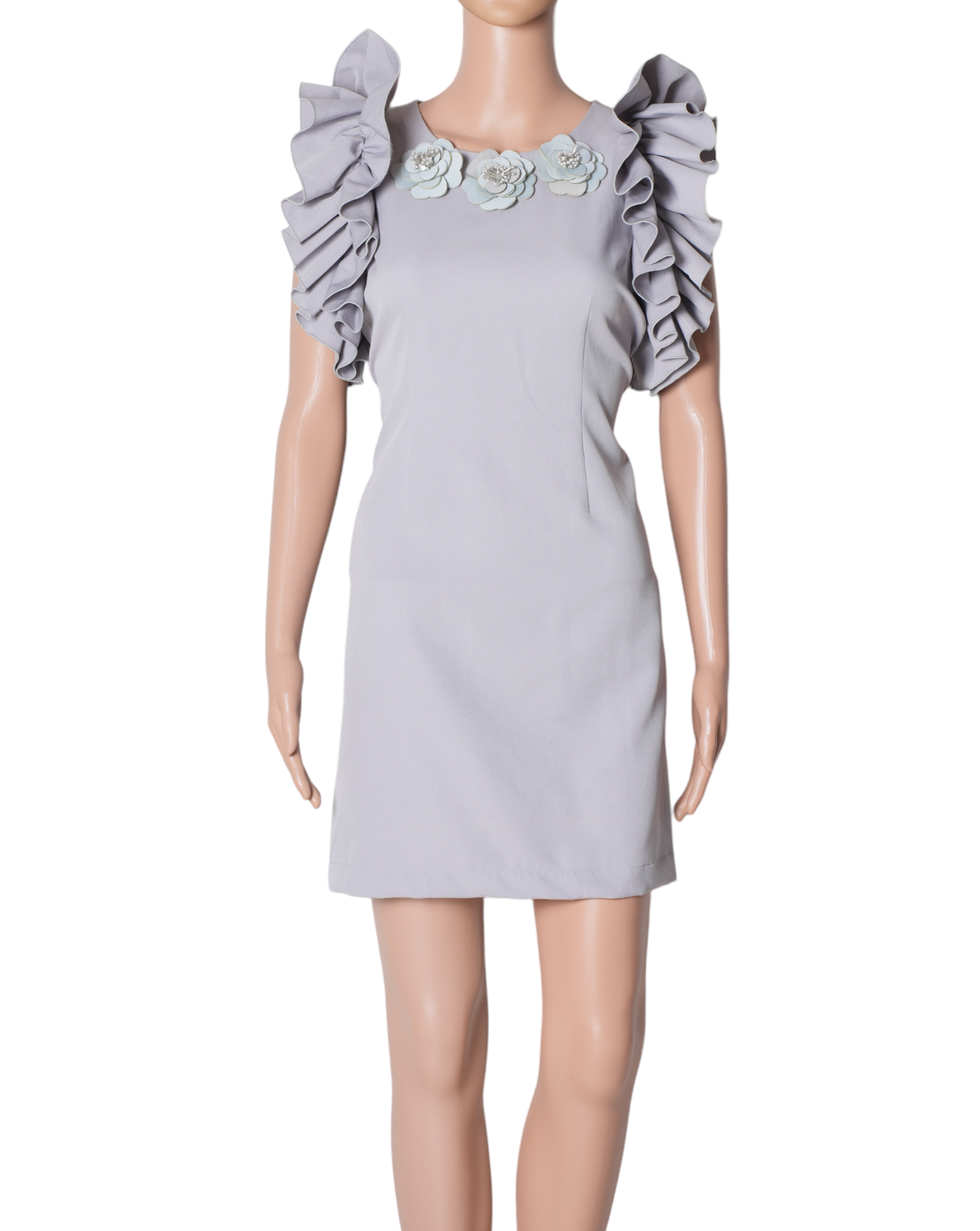 Pranati Kejriwall Ophelia Straight Fit Grey Dress