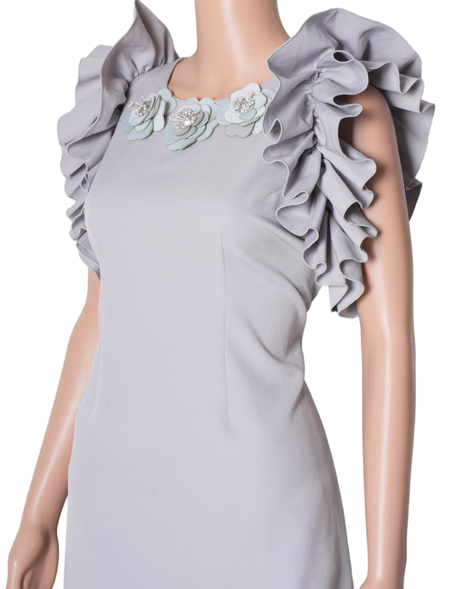 Pranati Kejriwall Ophelia Straight Fit Grey Dress