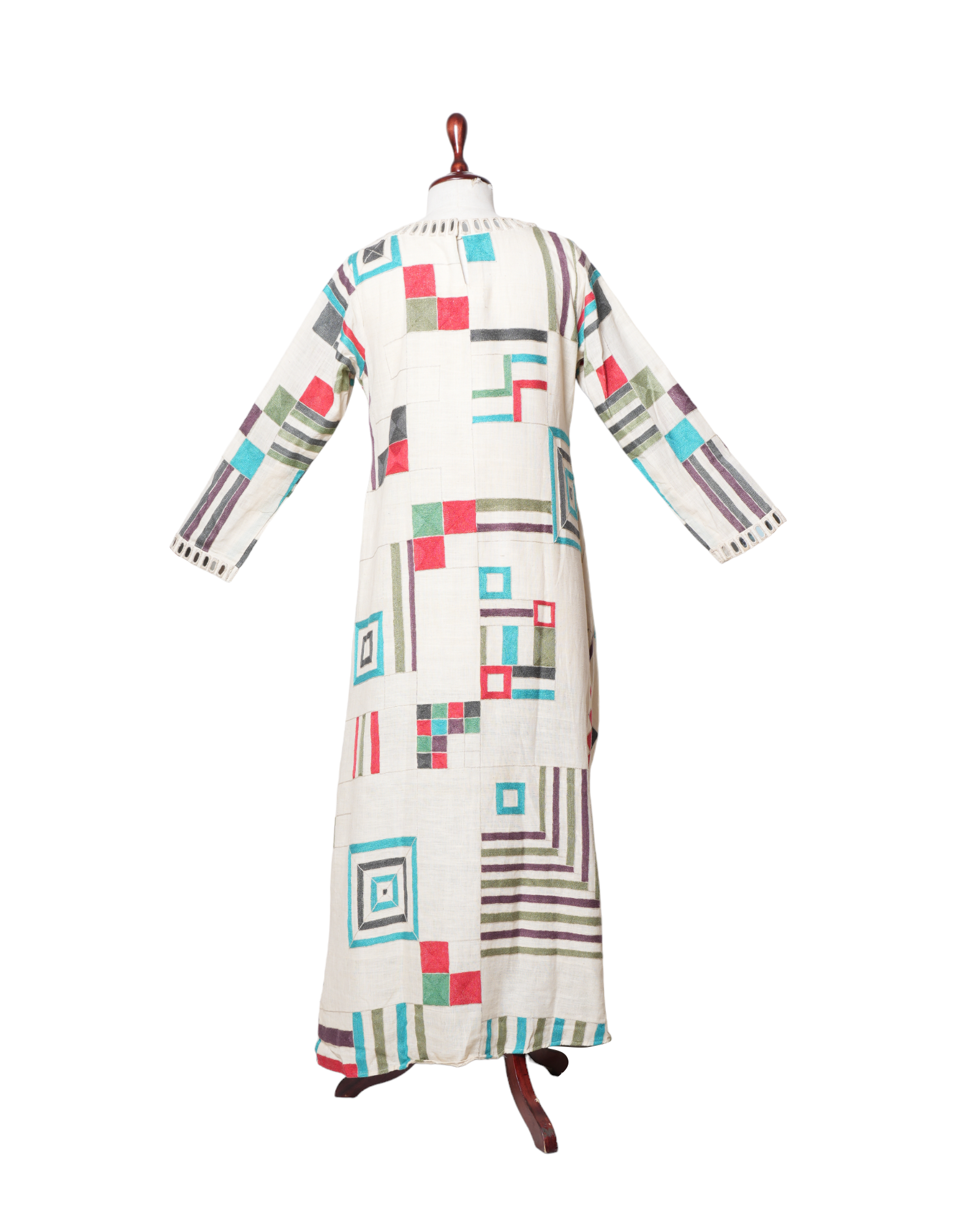 Purvi Doshi Abstract Stripe Cowl Dress