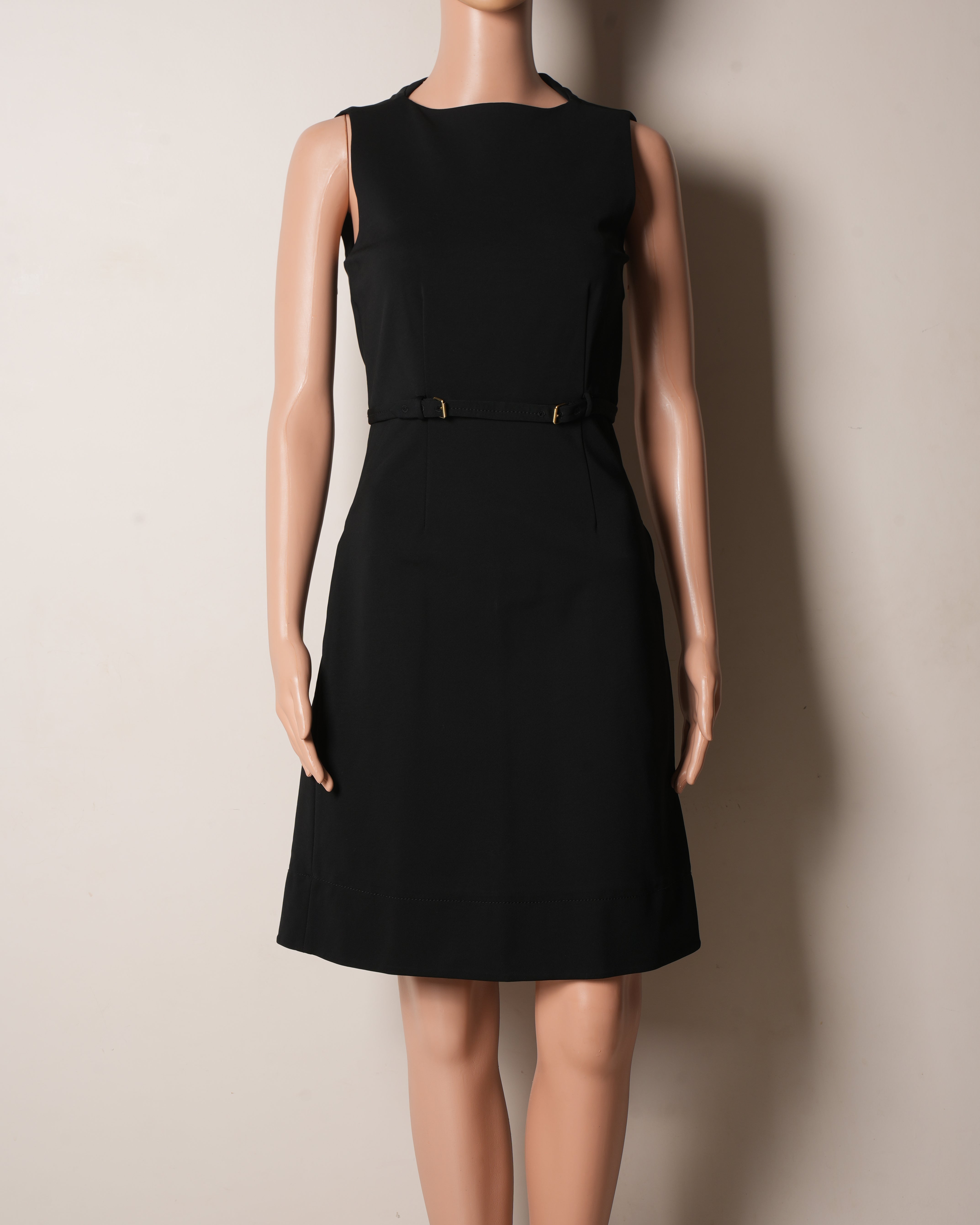 DVF Black Belt Dress