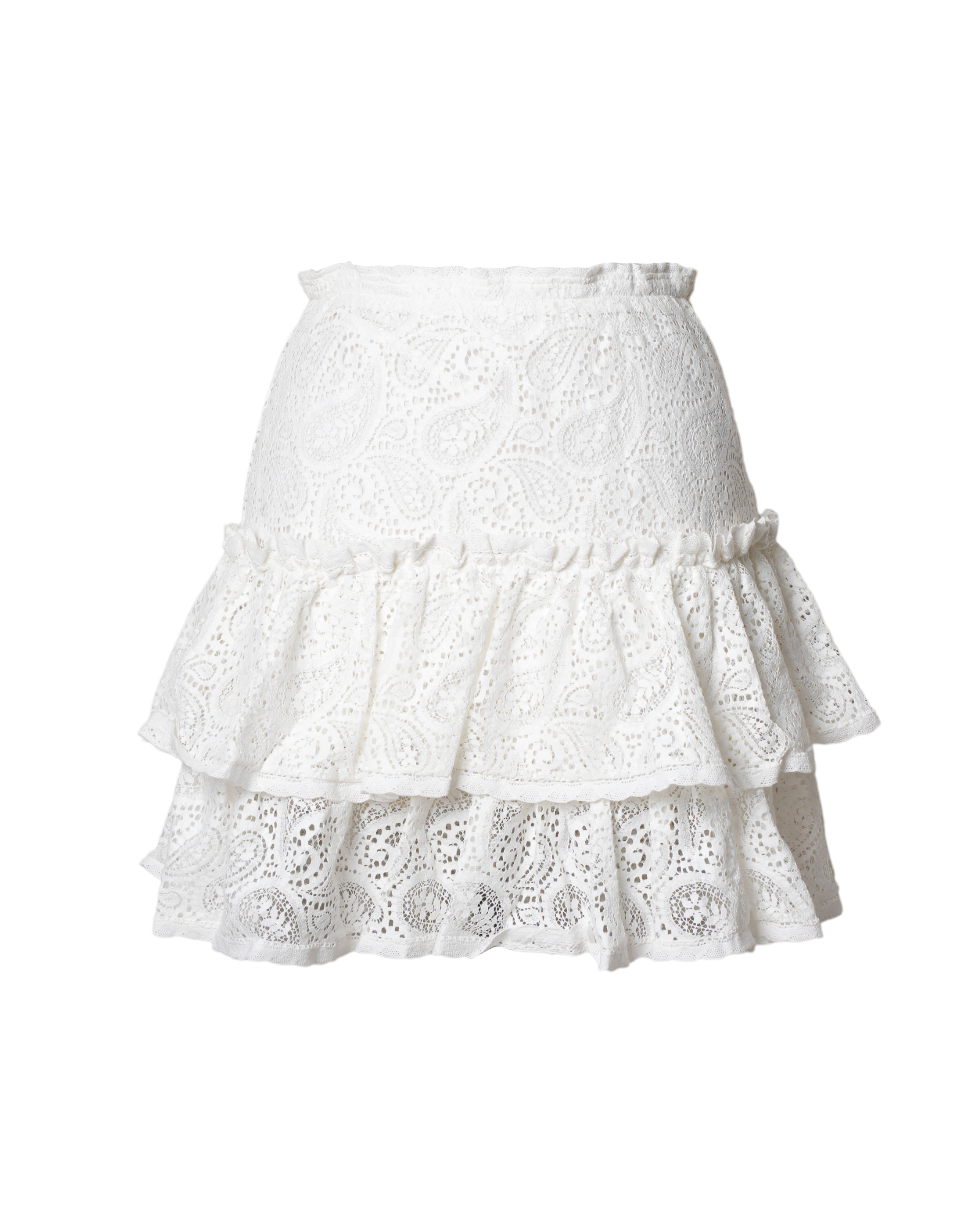 New Robert Graham White Lace Skirt