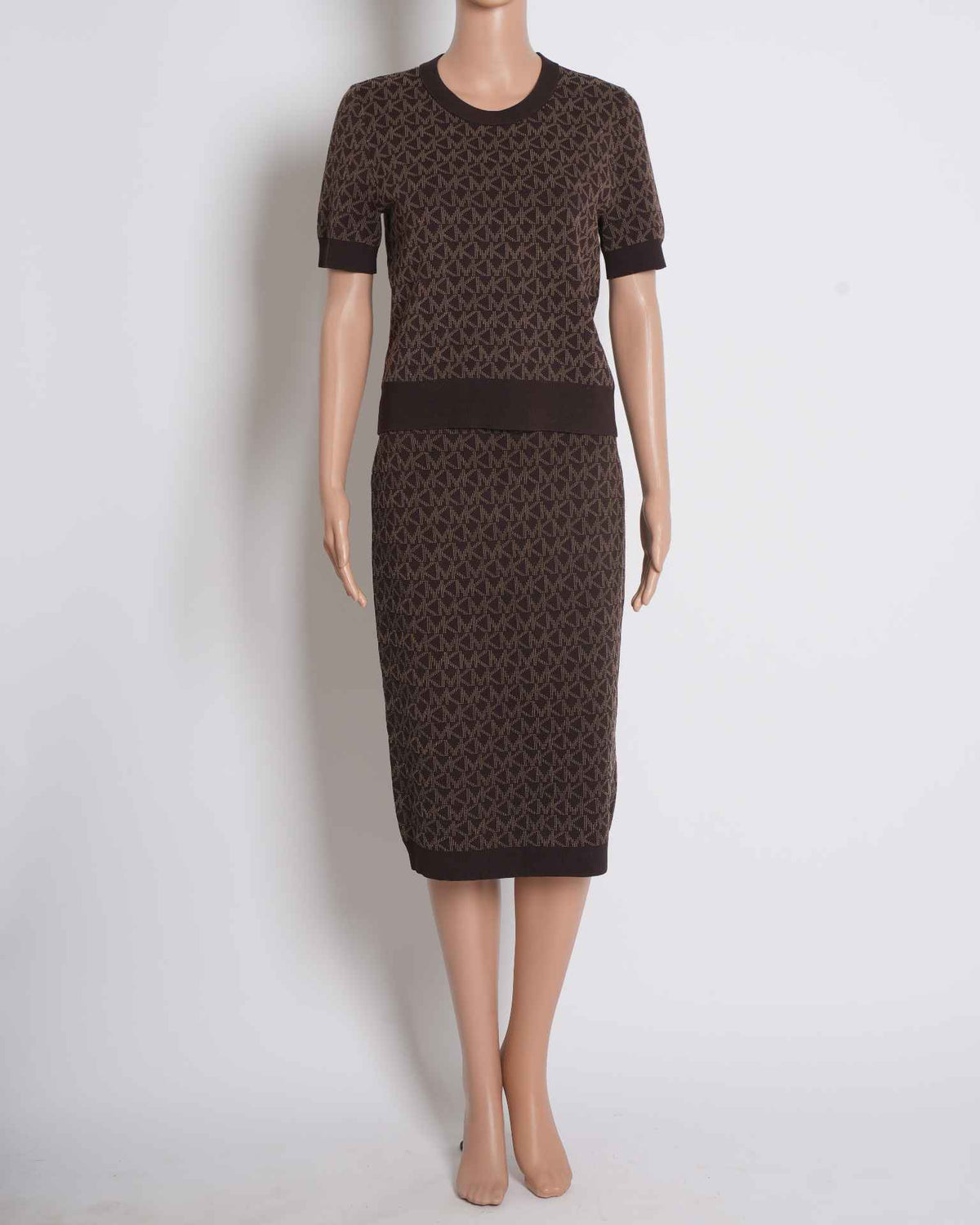 Michael Kors Printed Monogram Jacquard Co-ord Set