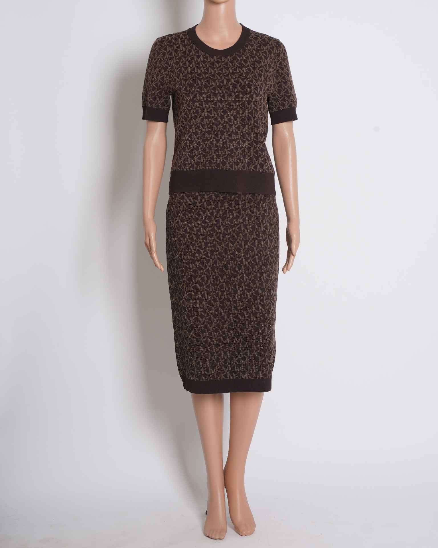 Michael Kors Printed Monogram Jacquard Co-ord Set
