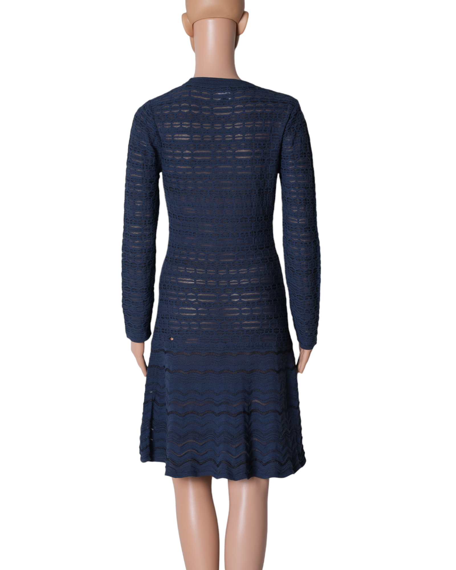 M Missoni Blue Knit Dress