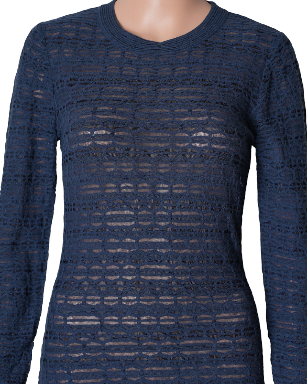 M Missoni Blue Knit Dress