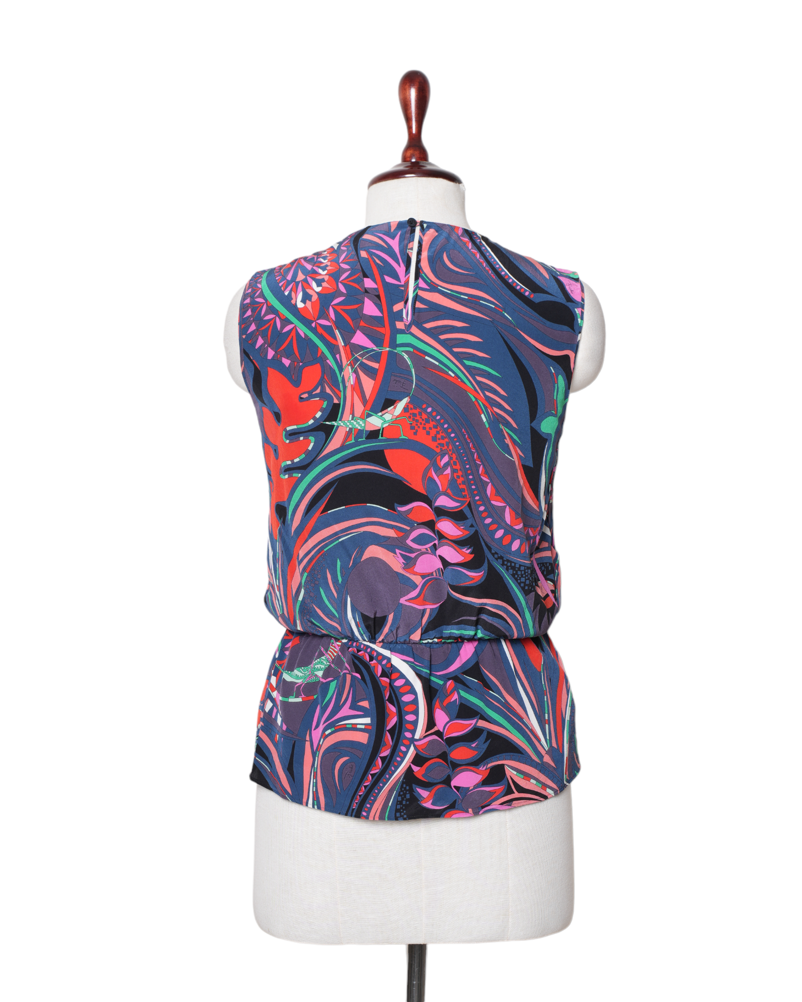 Emilio Pucci Printed Silk Top