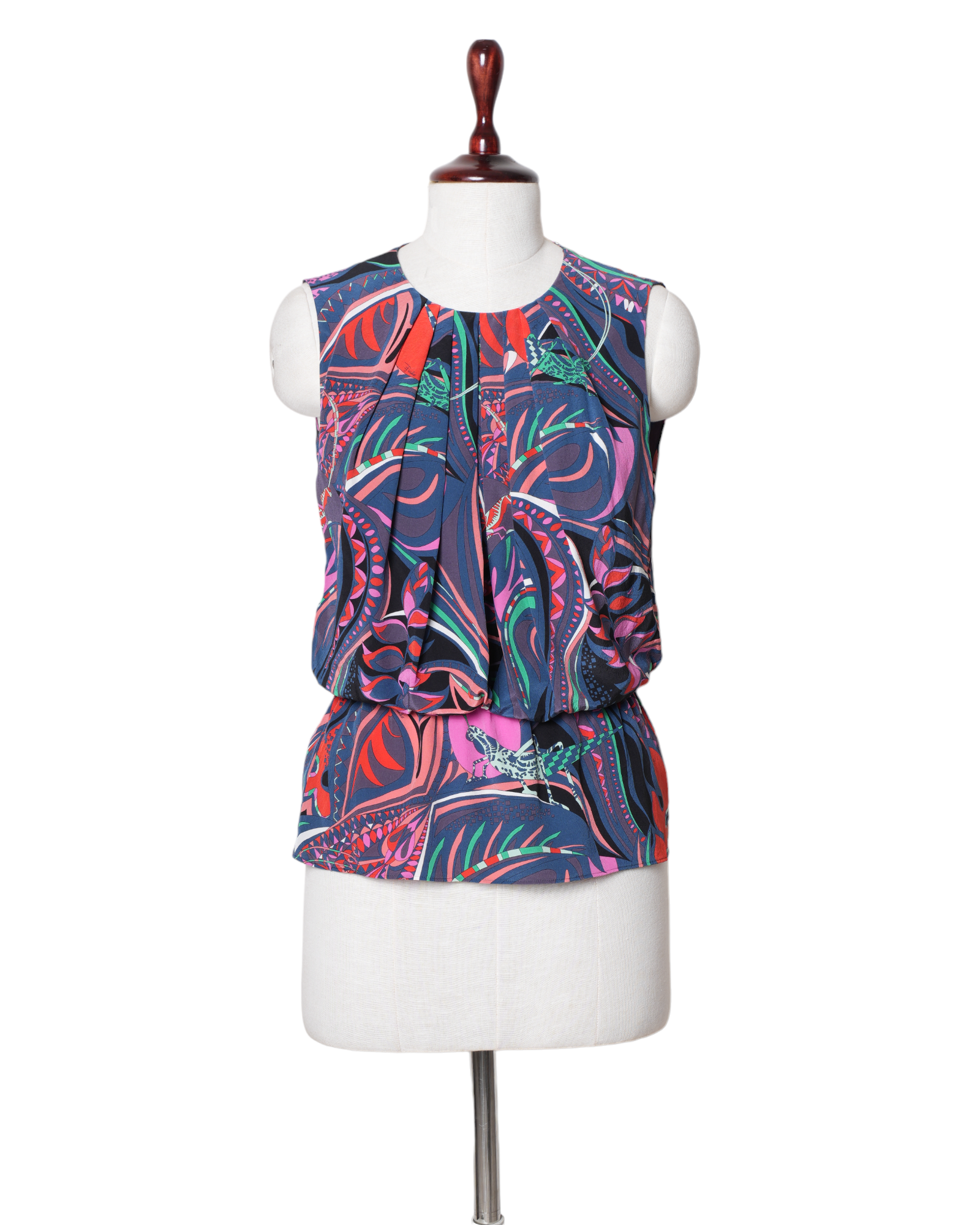 Emilio Pucci Printed Silk Top