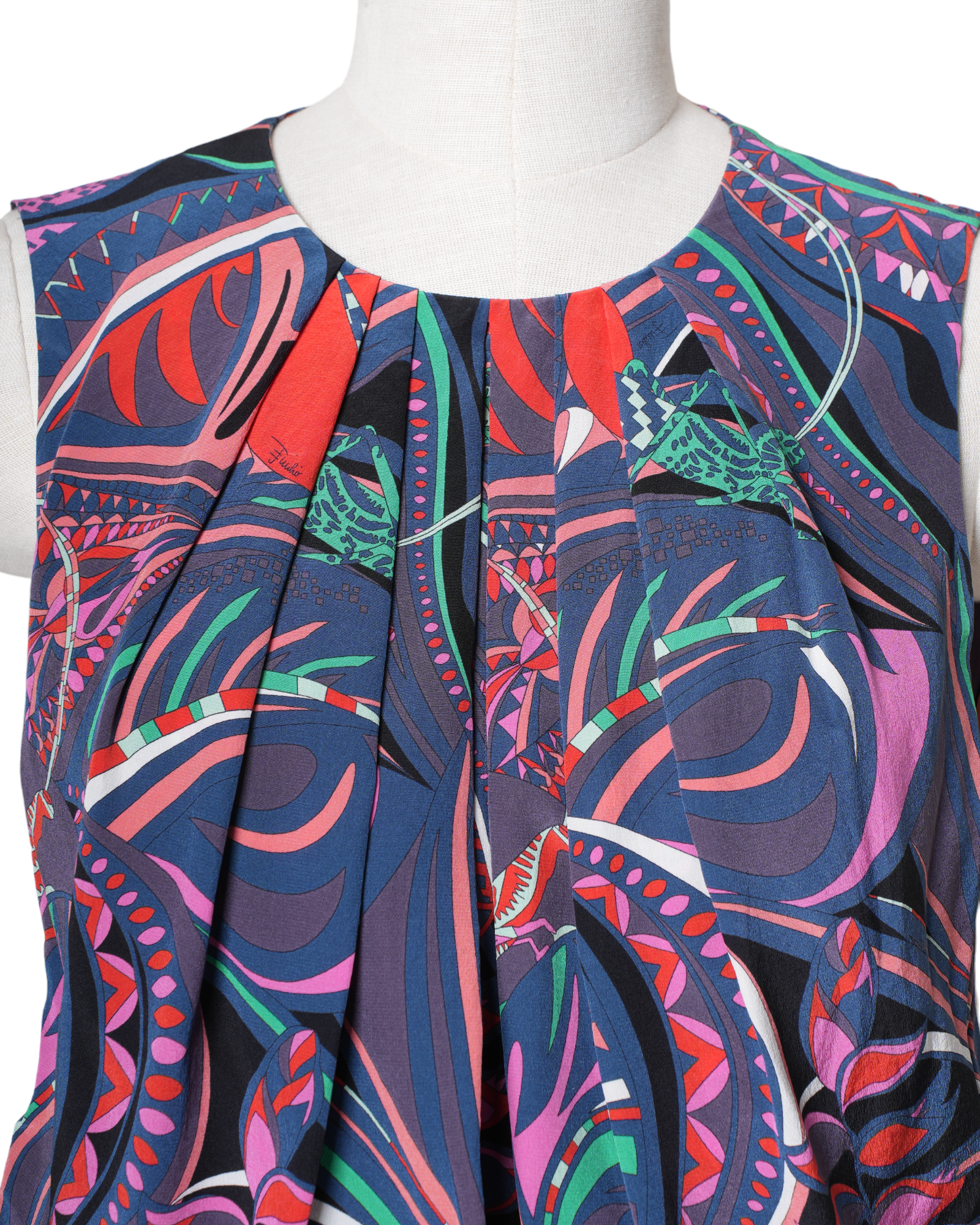 Emilio Pucci Printed Silk Top