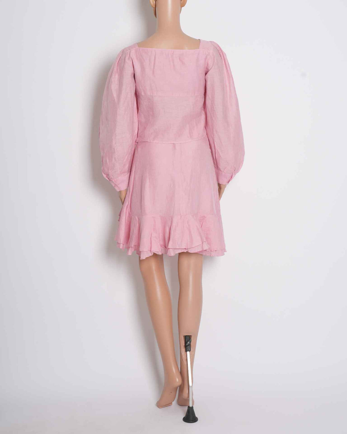 Sandro Puff Sleeve Top & Skirt set