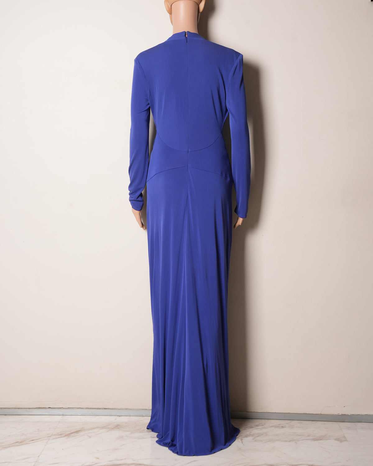 strapless open back dress New Issa London Blue Dress