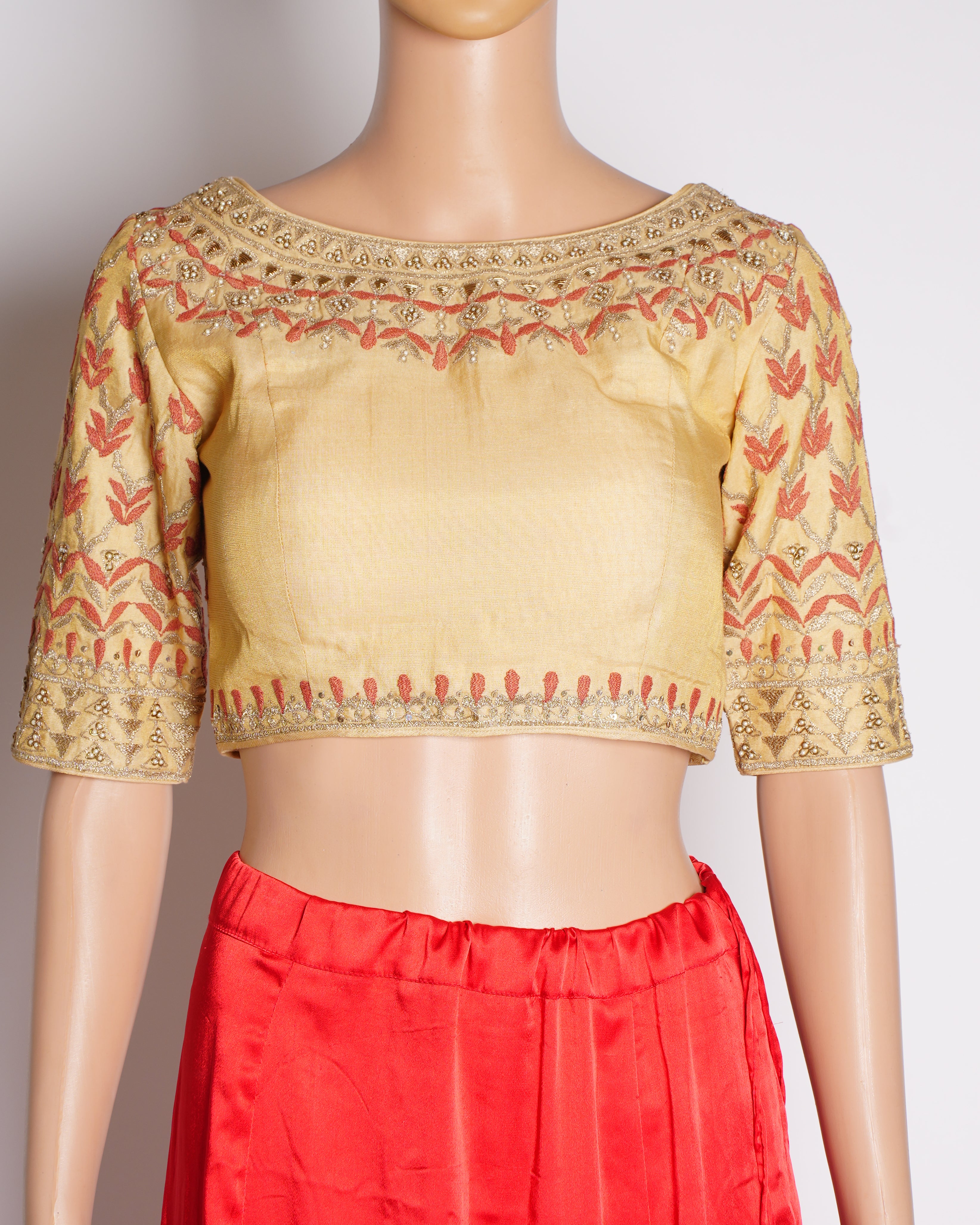 Anita Dongre Beige Blouse