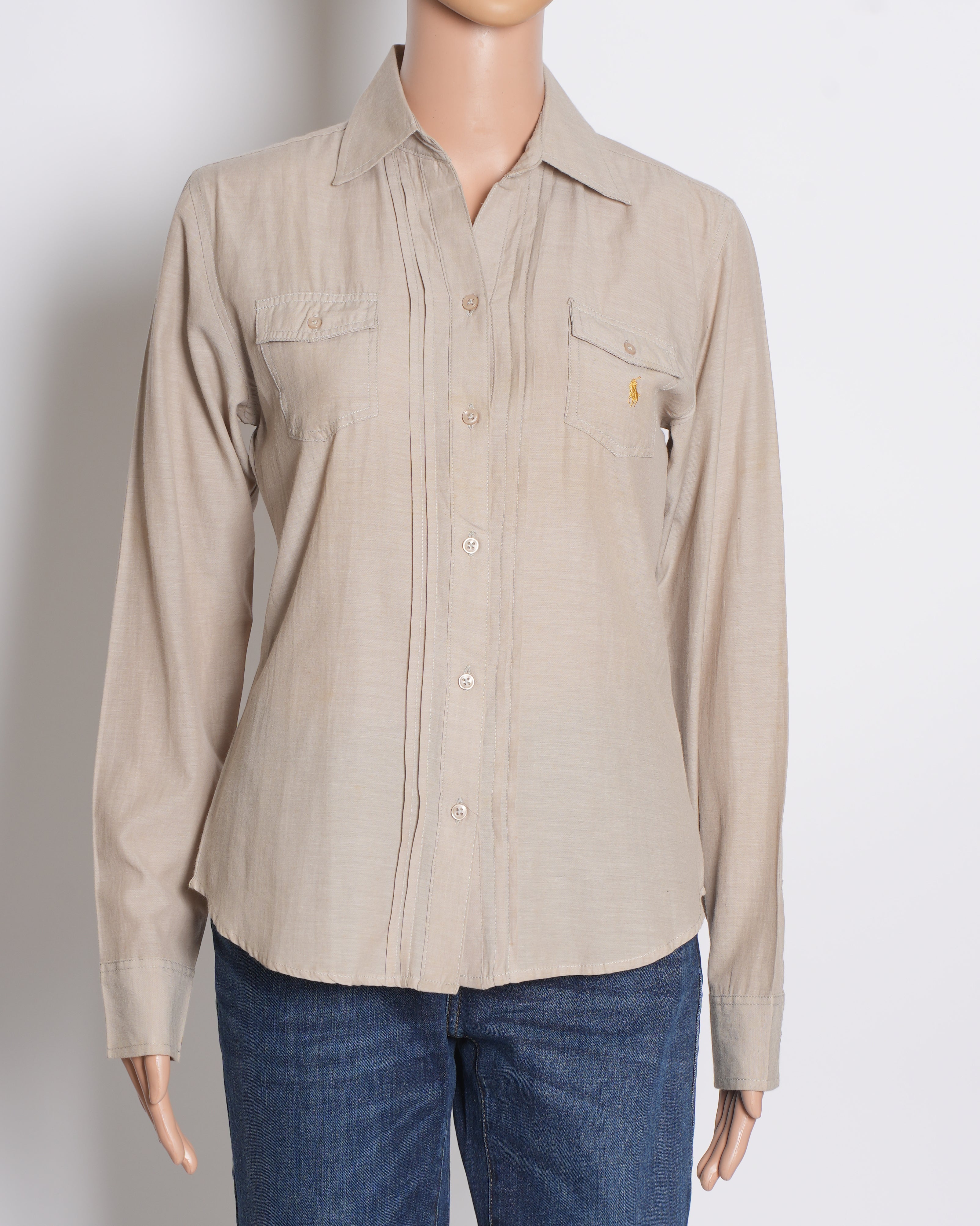 Polo By Ralph Lauren Grey Button Down Shirt